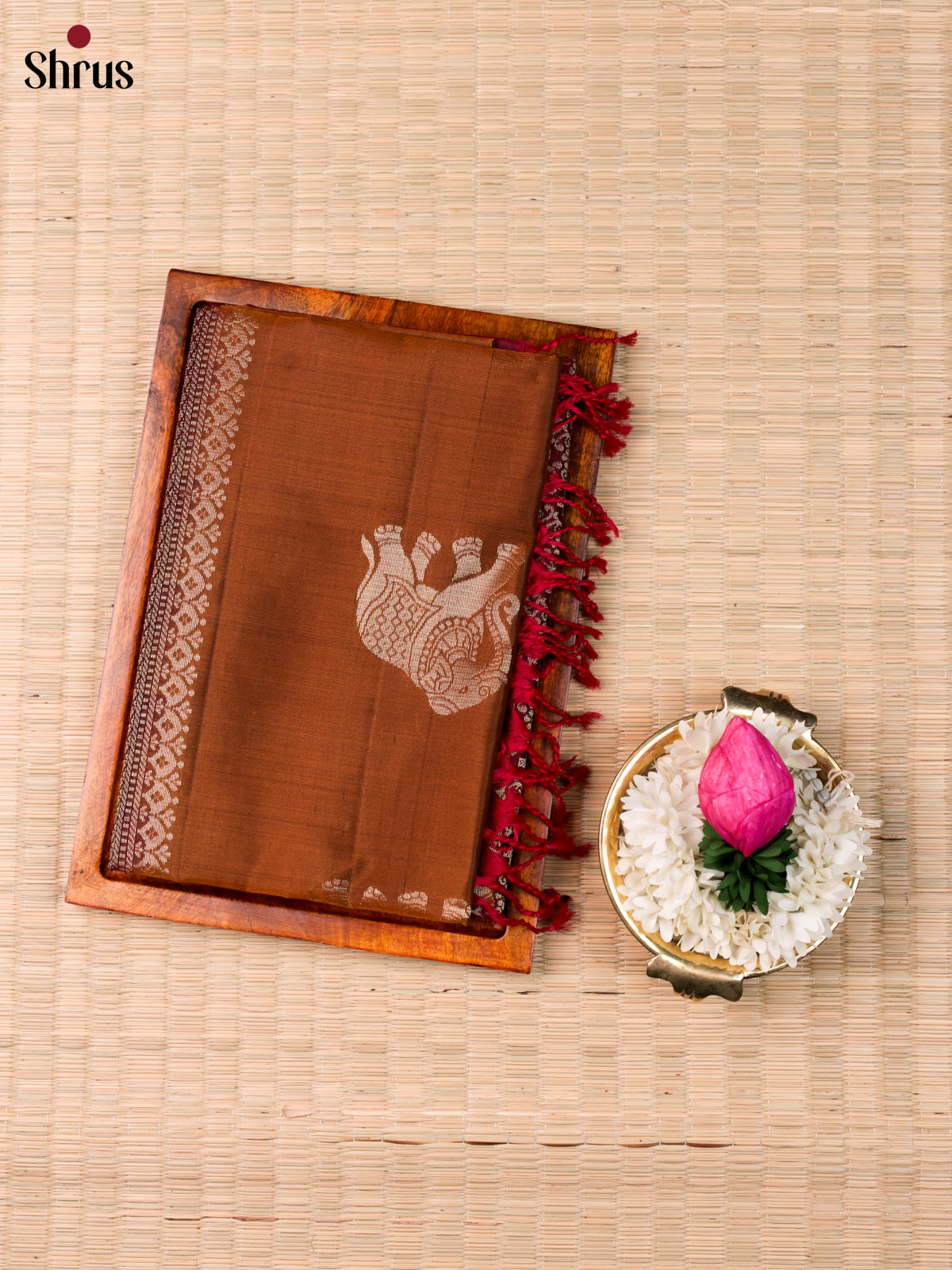 Soft Silk Saree - EBS21022 - Shop on Shrus.com