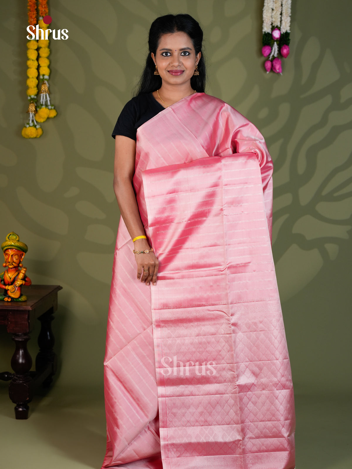 Softsilk-halfpure Saree - EBS21023 - Shop on Shrus.com