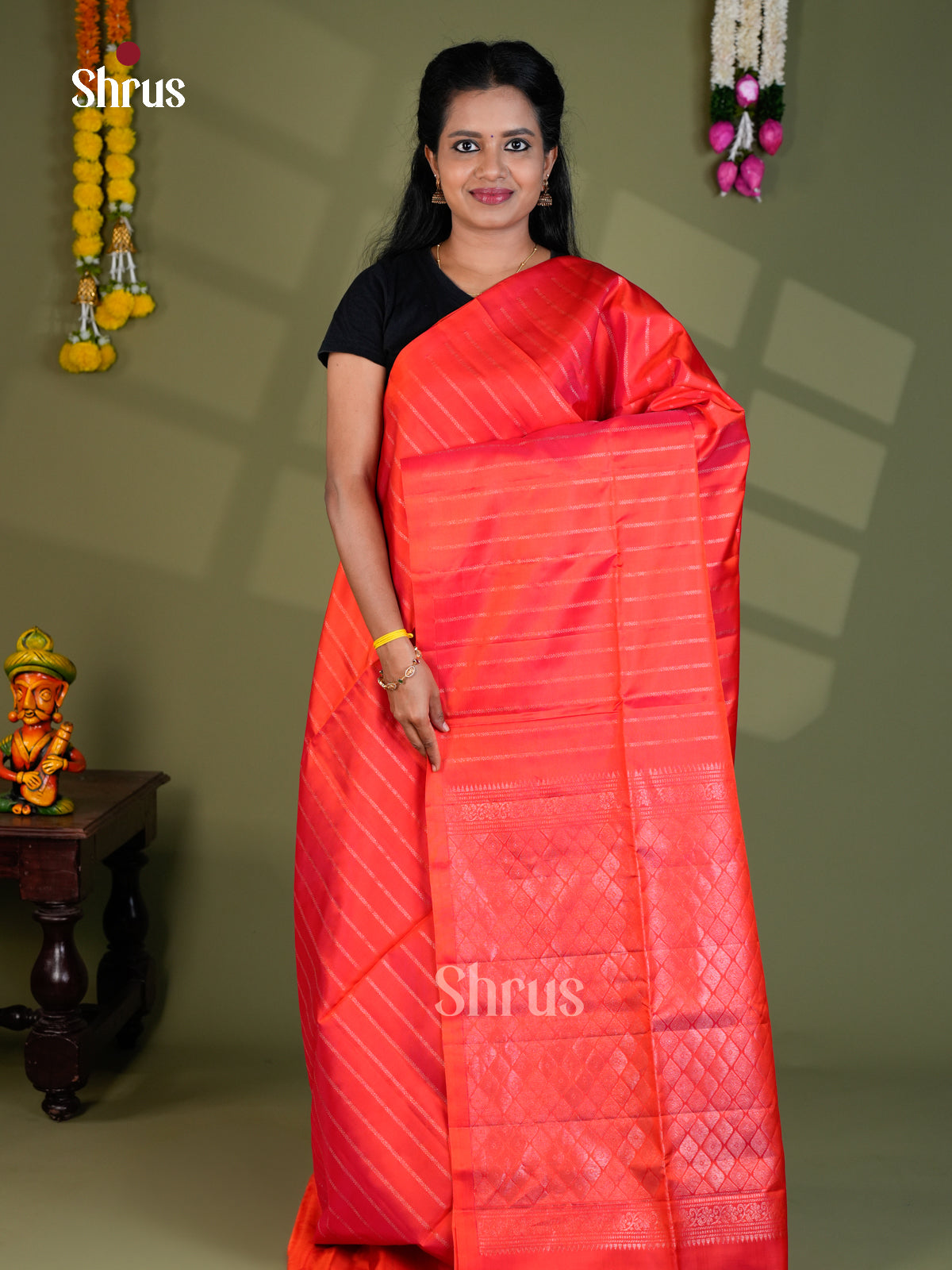 Softsilk-halfpure Saree - EBS21024 - Shop on Shrus.com