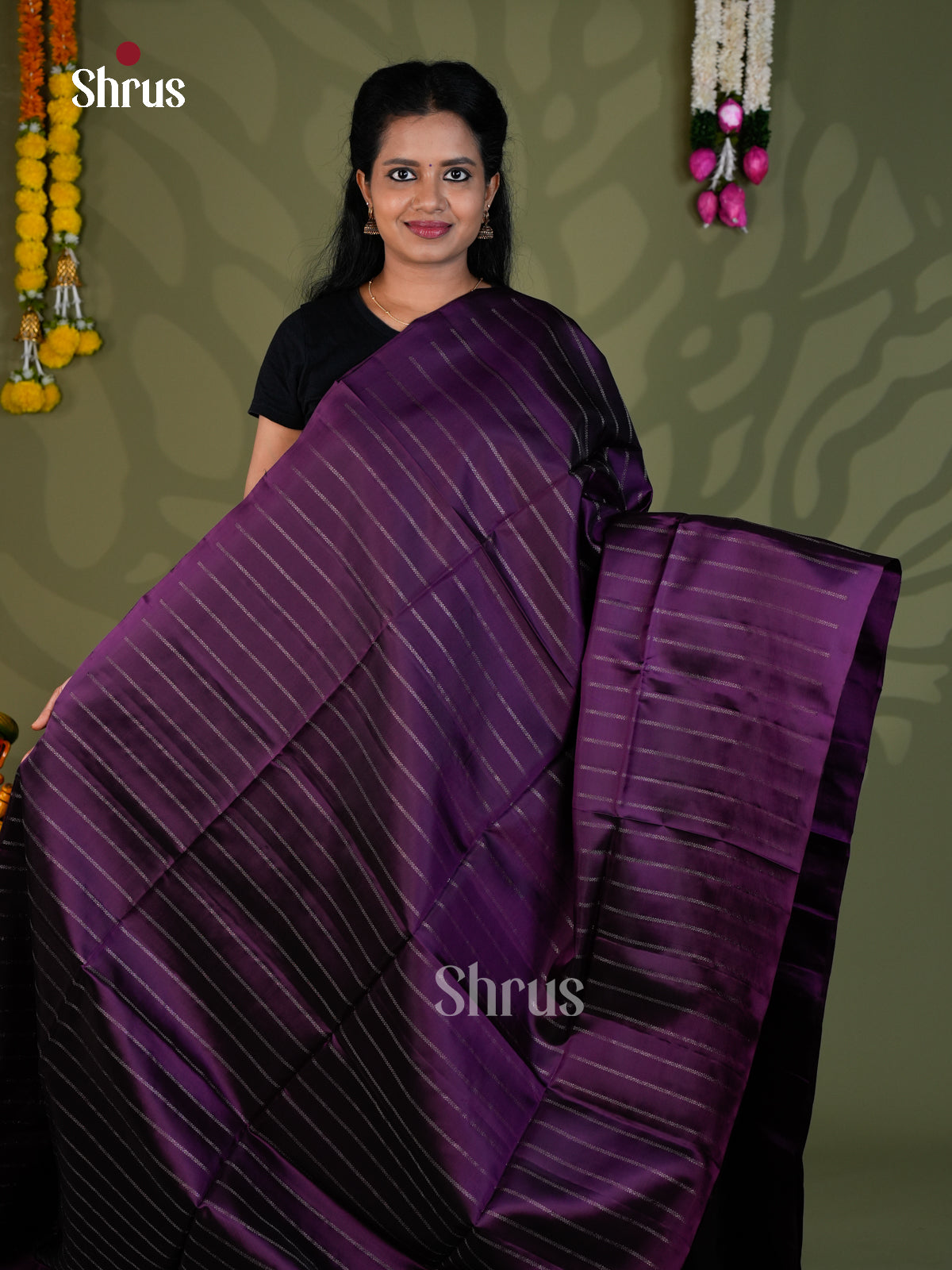 Softsilk-halfpure Saree - EBS21026 - Shop on Shrus.com