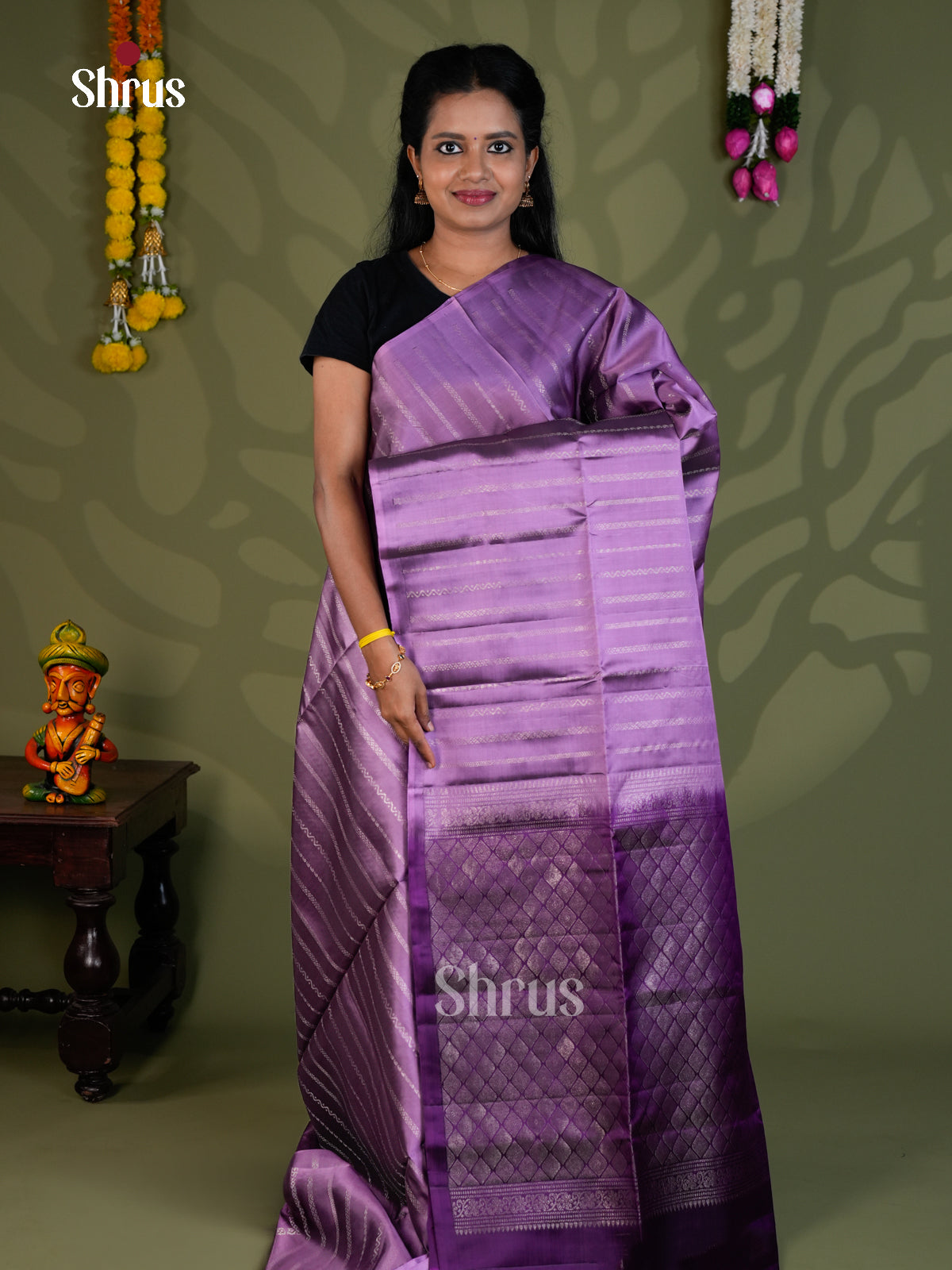 Softsilk-halfpure Saree - EBS21027 - Shop on Shrus.com