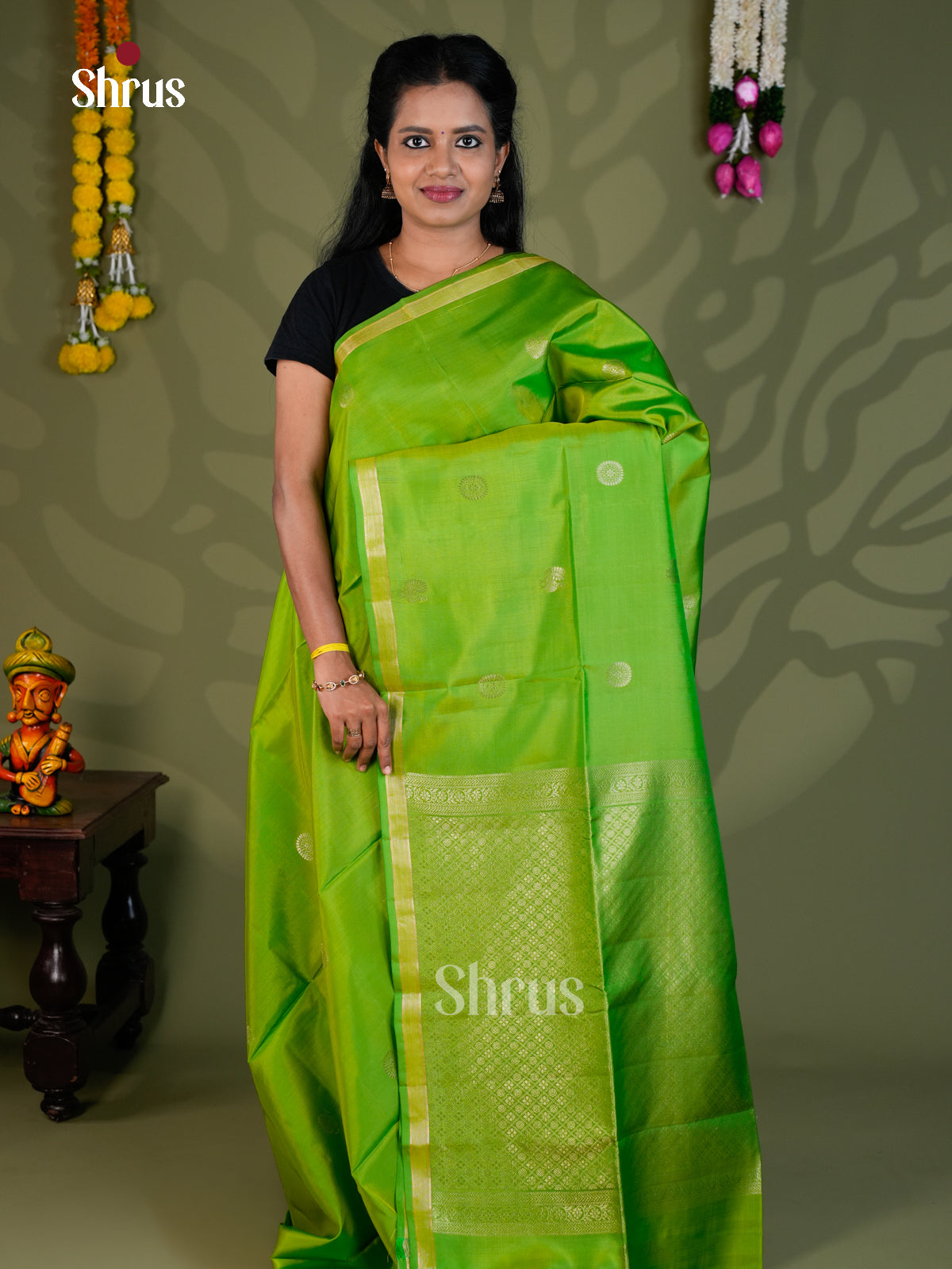 Softsilk-halfpure Saree - EBS21031 - Shop on Shrus.com