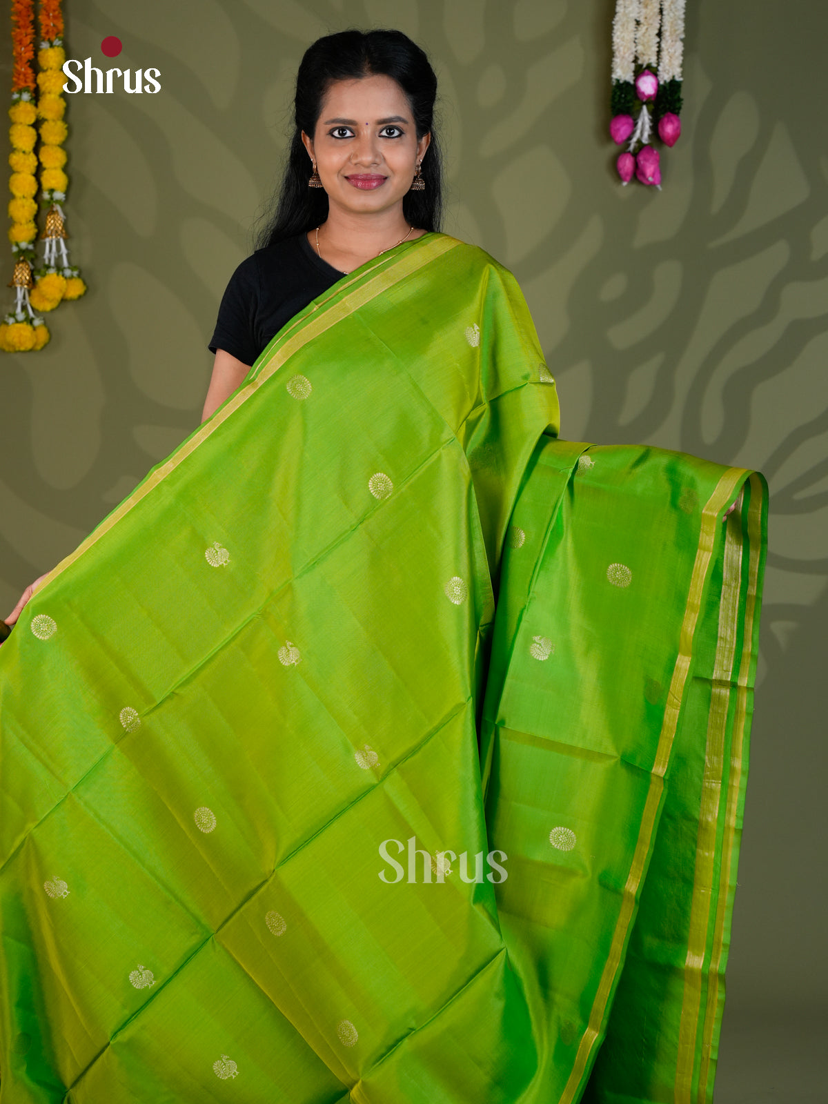 Softsilk-halfpure Saree - EBS21031 - Shop on Shrus.com