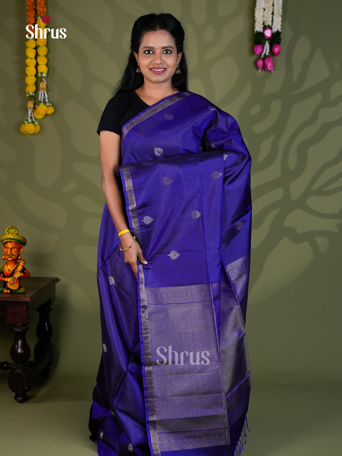 Softsilk-halfpure Saree - EBS21032 - Shop on Shrus.com
