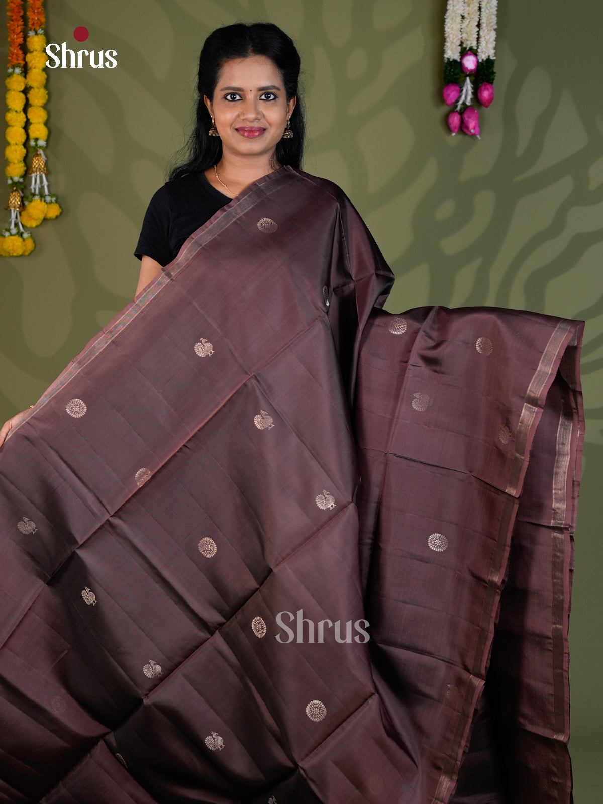 Softsilk-halfpure Saree - EBS21036 - Shop on Shrus.com