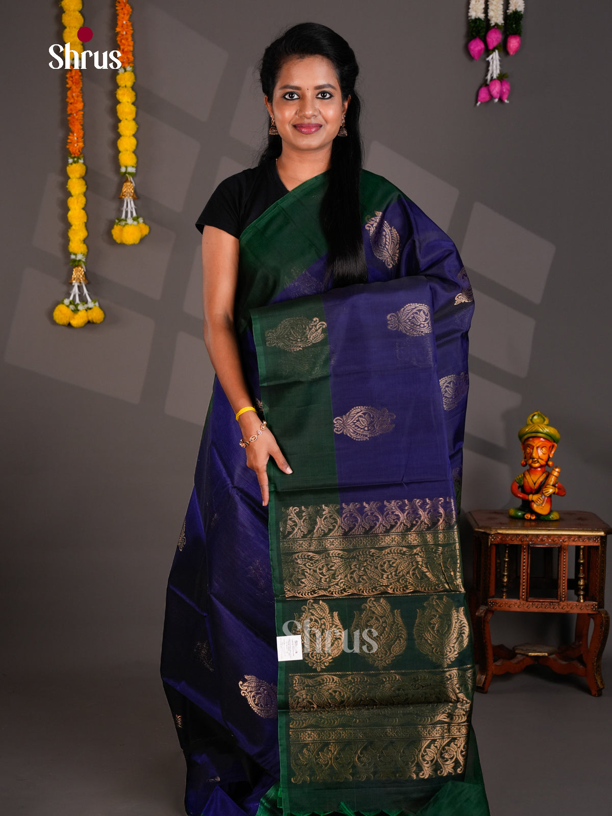 Timeless Silk Cotton Saree - EBS21052 - Shop on Shrus.com