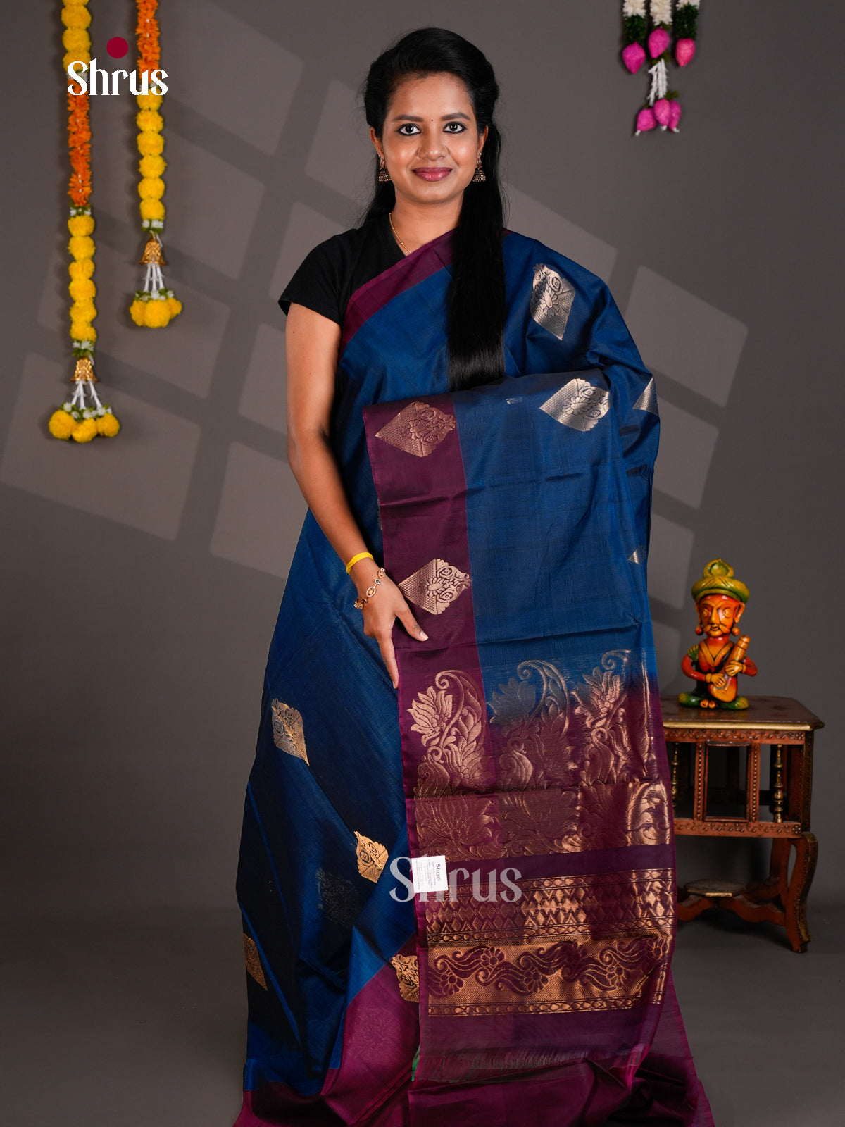 Timeless Silk Cotton Saree - EBS21055 - Shop on Shrus.com