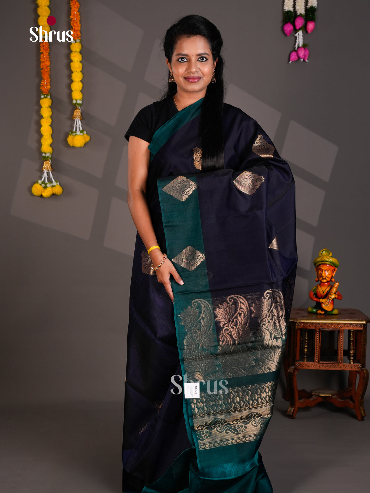 Timeless Silk Cotton Saree - EBS21057 - Shop on Shrus.com