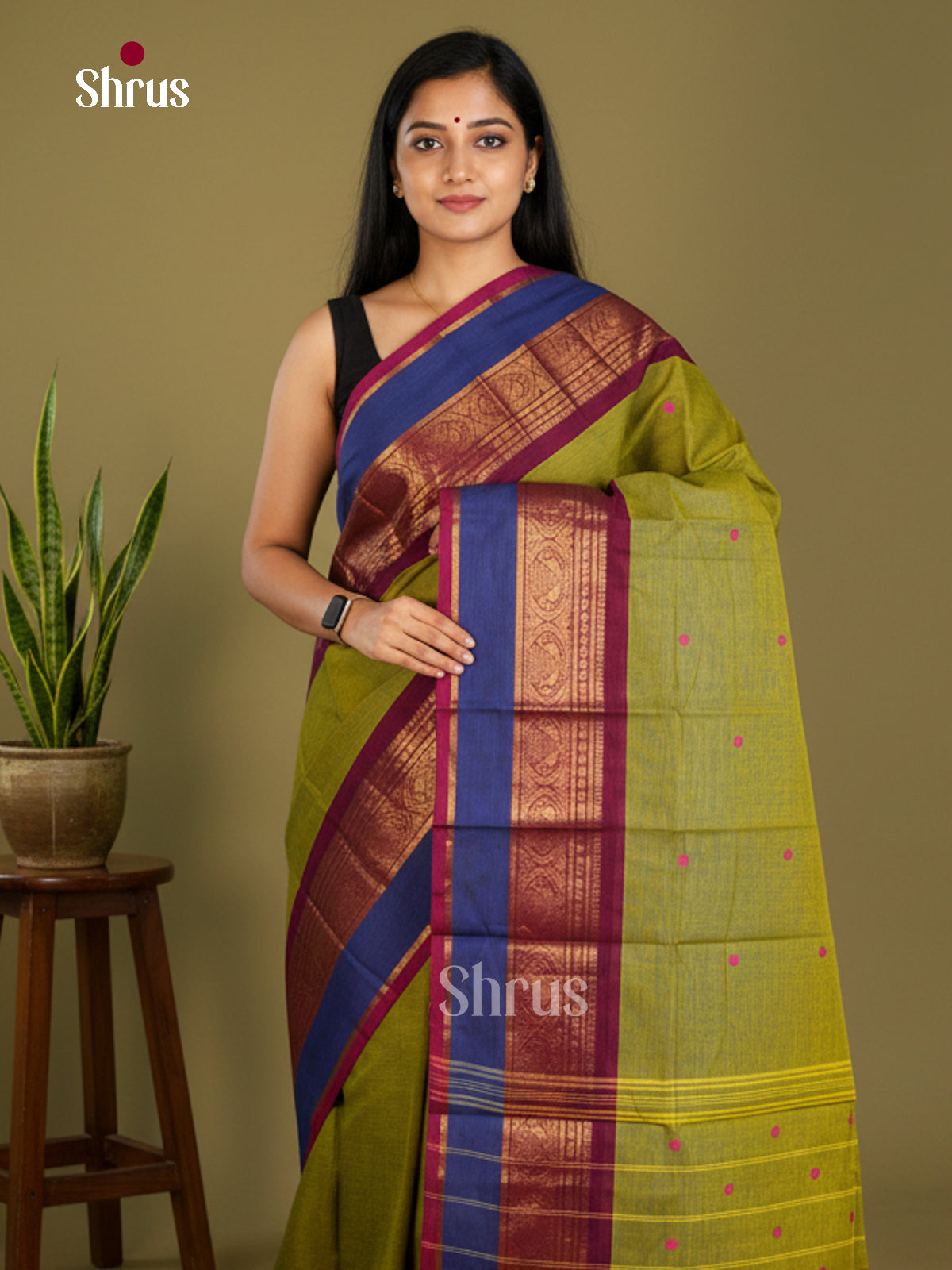 Chettinad Cotton Saree - EBS21142 - Shop on Shrus.com