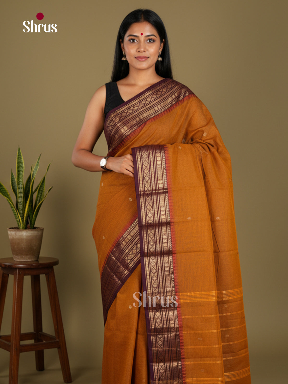 Chettinad Cotton Saree - EBS21149 - Shop on Shrus.com