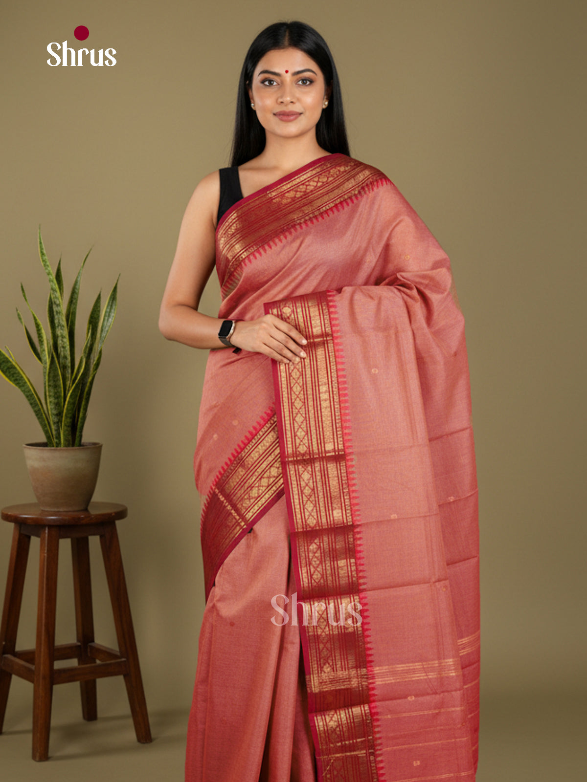 Chettinad Cotton Saree - EBS21150 - Shop on Shrus.com