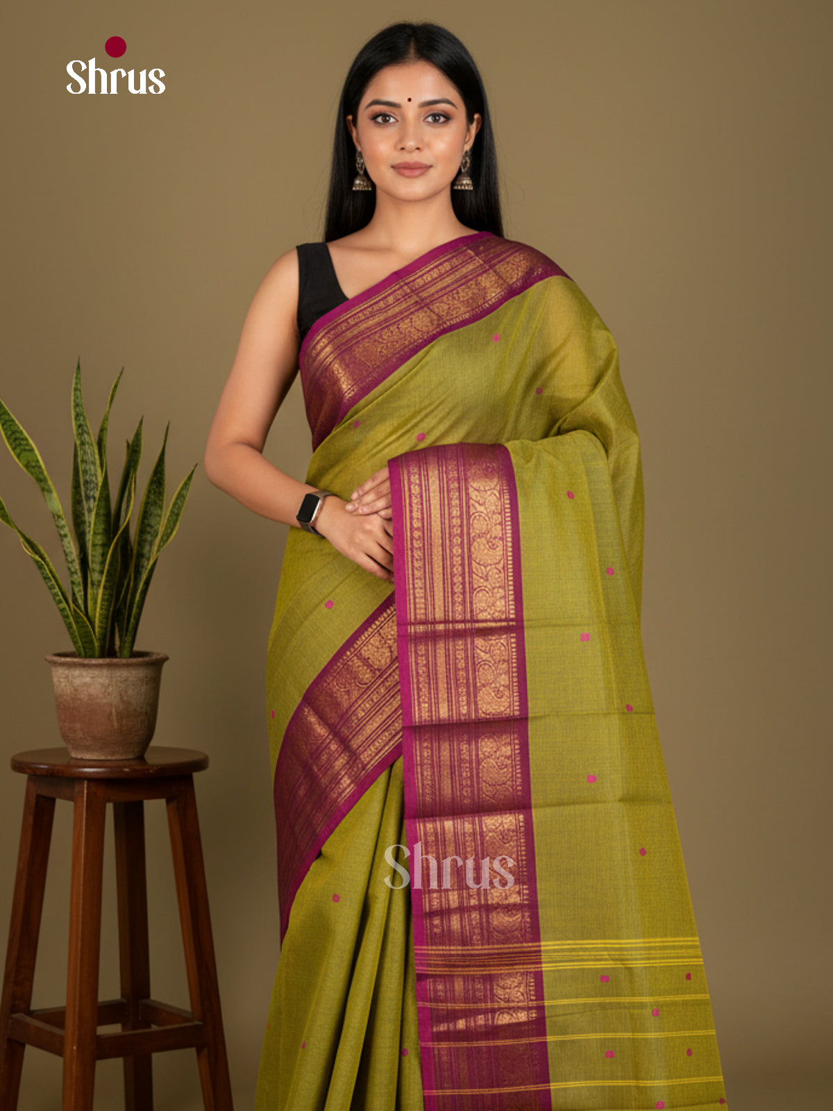 Chettinad Cotton Saree - EBS21153 - Shop on Shrus.com
