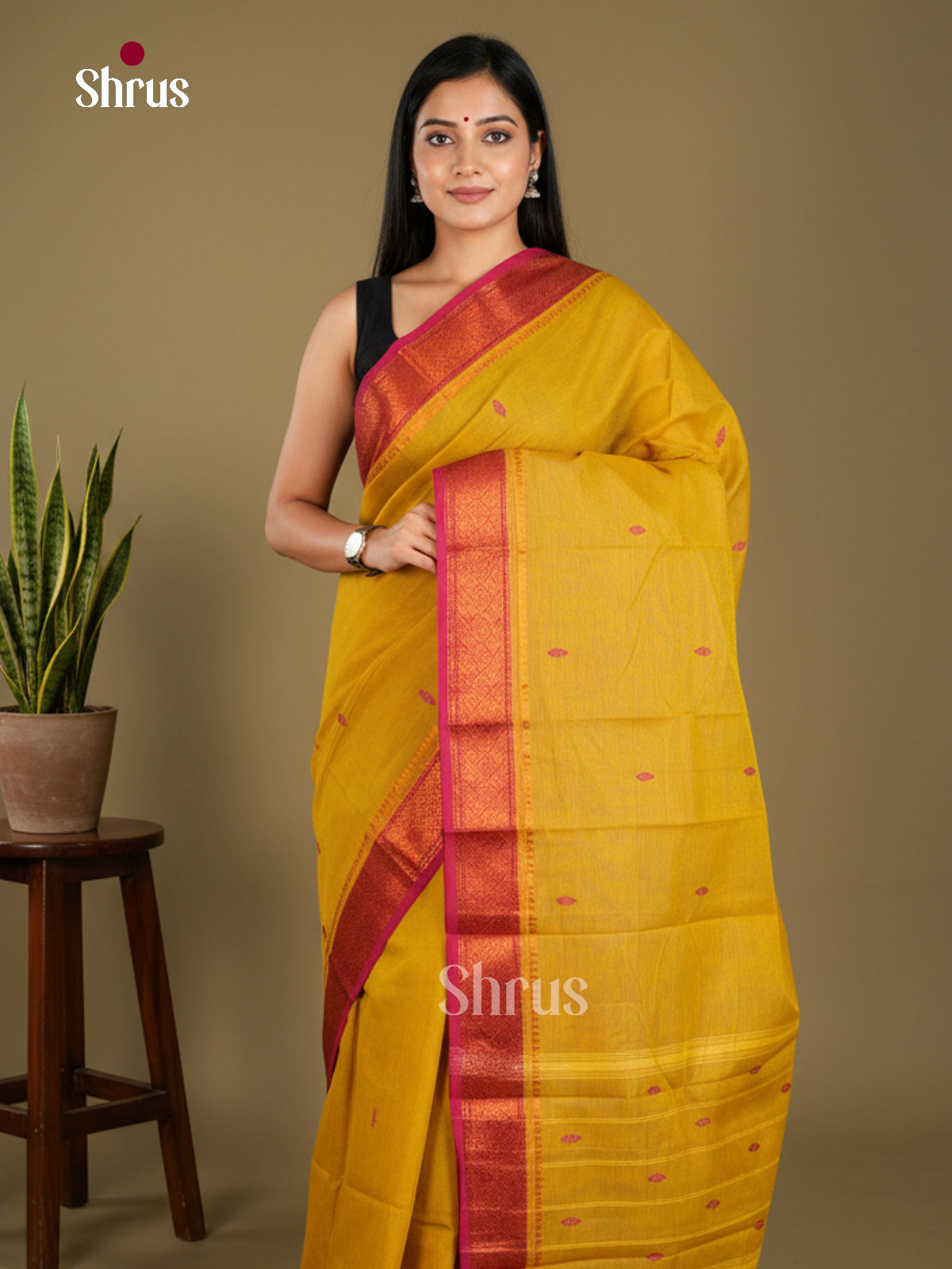 Chettinad Cotton Saree - EBS21158 - Shop on Shrus.com