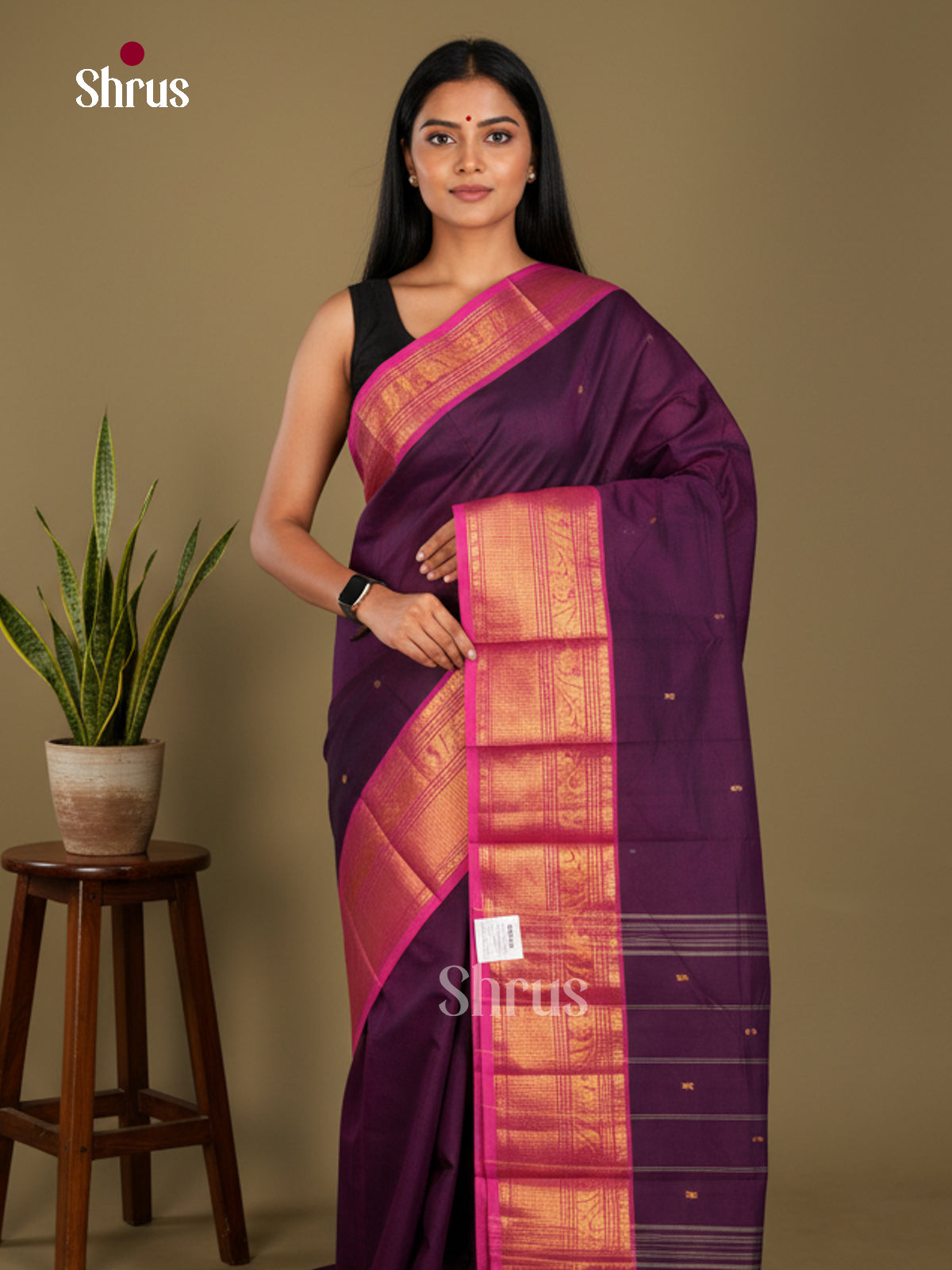 Chettinad Cotton Saree - EBS21162 - Shop on Shrus.com