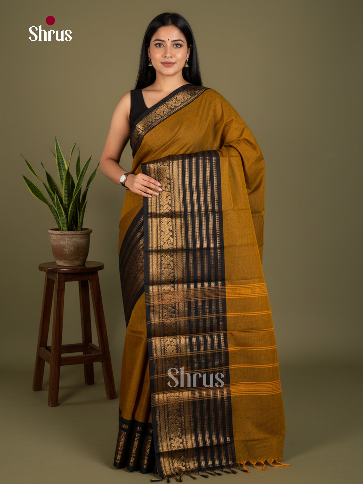 Chettinad Cotton Saree - EBS21168 - Shop on Shrus.com