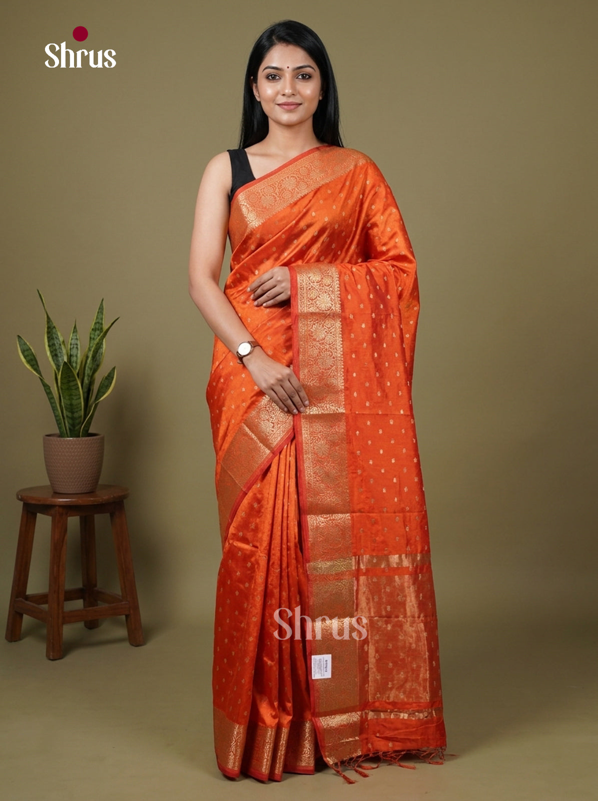 Semi Rawsilk Saree - EBS21217