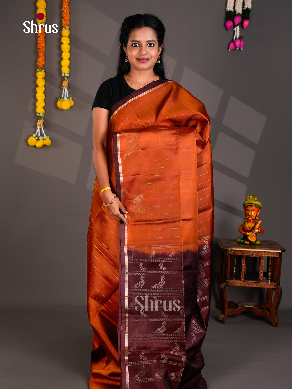 Soft Silk Saree - EBS23038 - Shop on Shrus.com