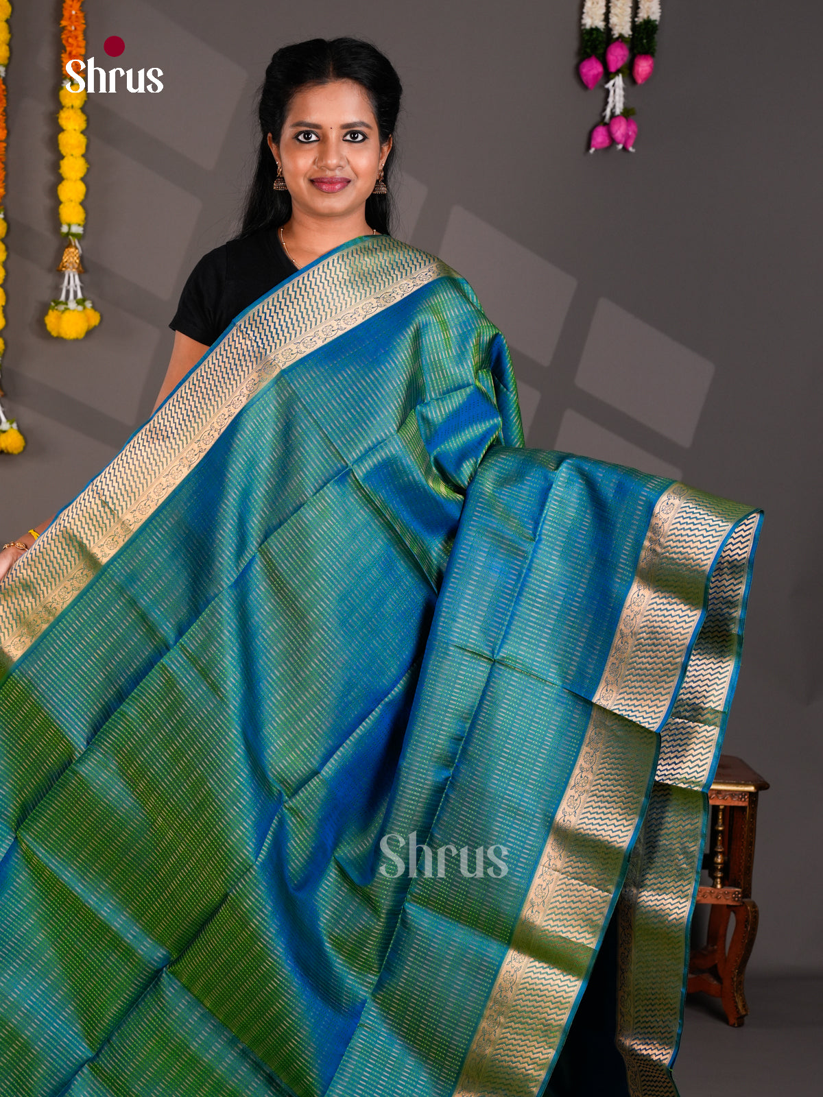 Soft Silk Saree - EBS23061 - Shop on Shrus.com