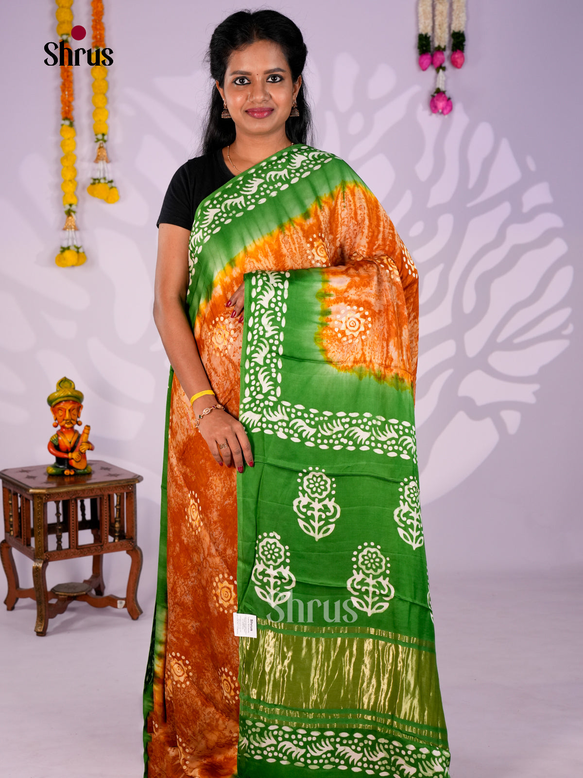 Modal Silk Saree - EBS23086 - Shop on Shrus.com