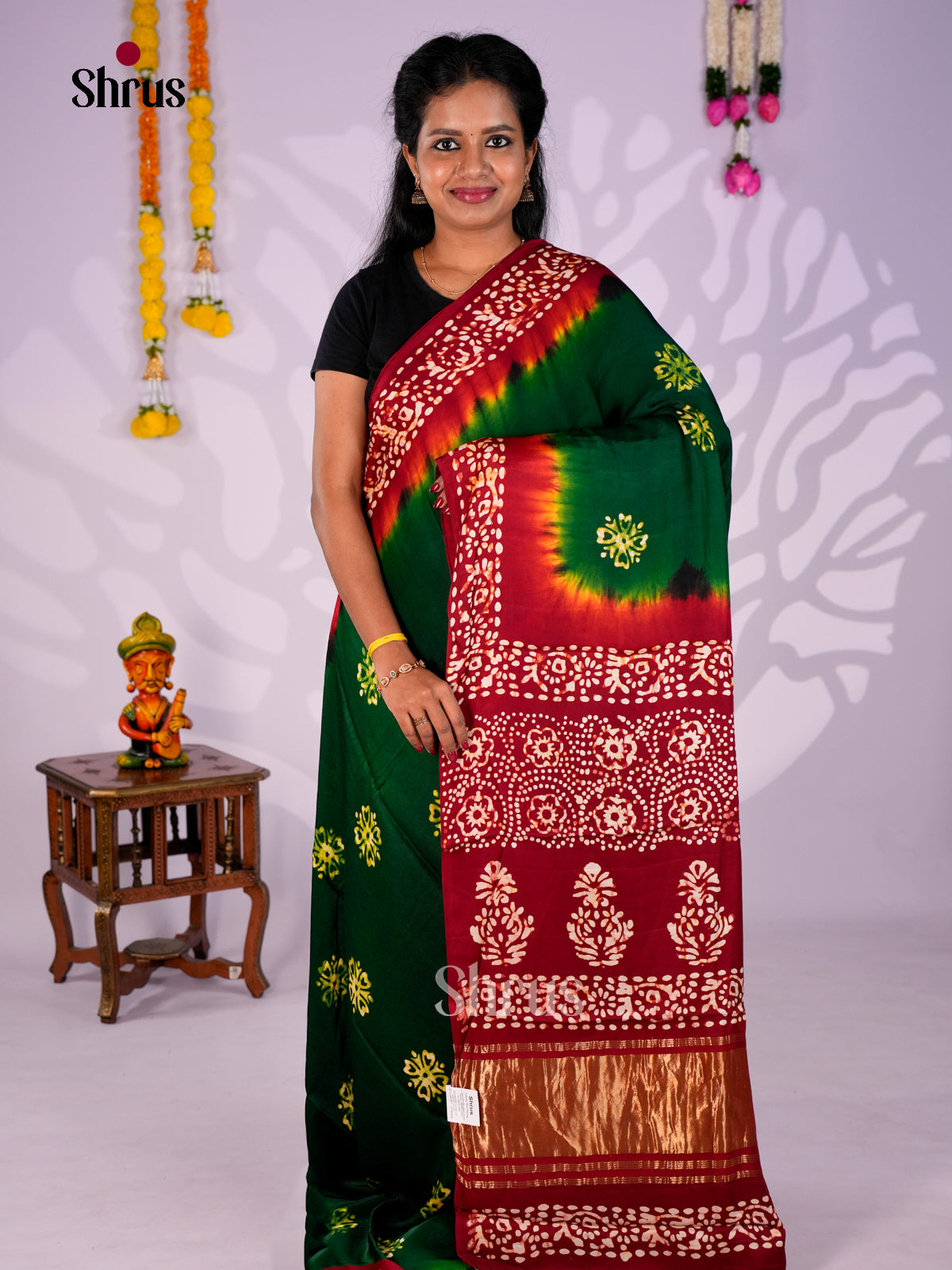 Modal Silk Saree - EBS23088 - Shop on Shrus.com