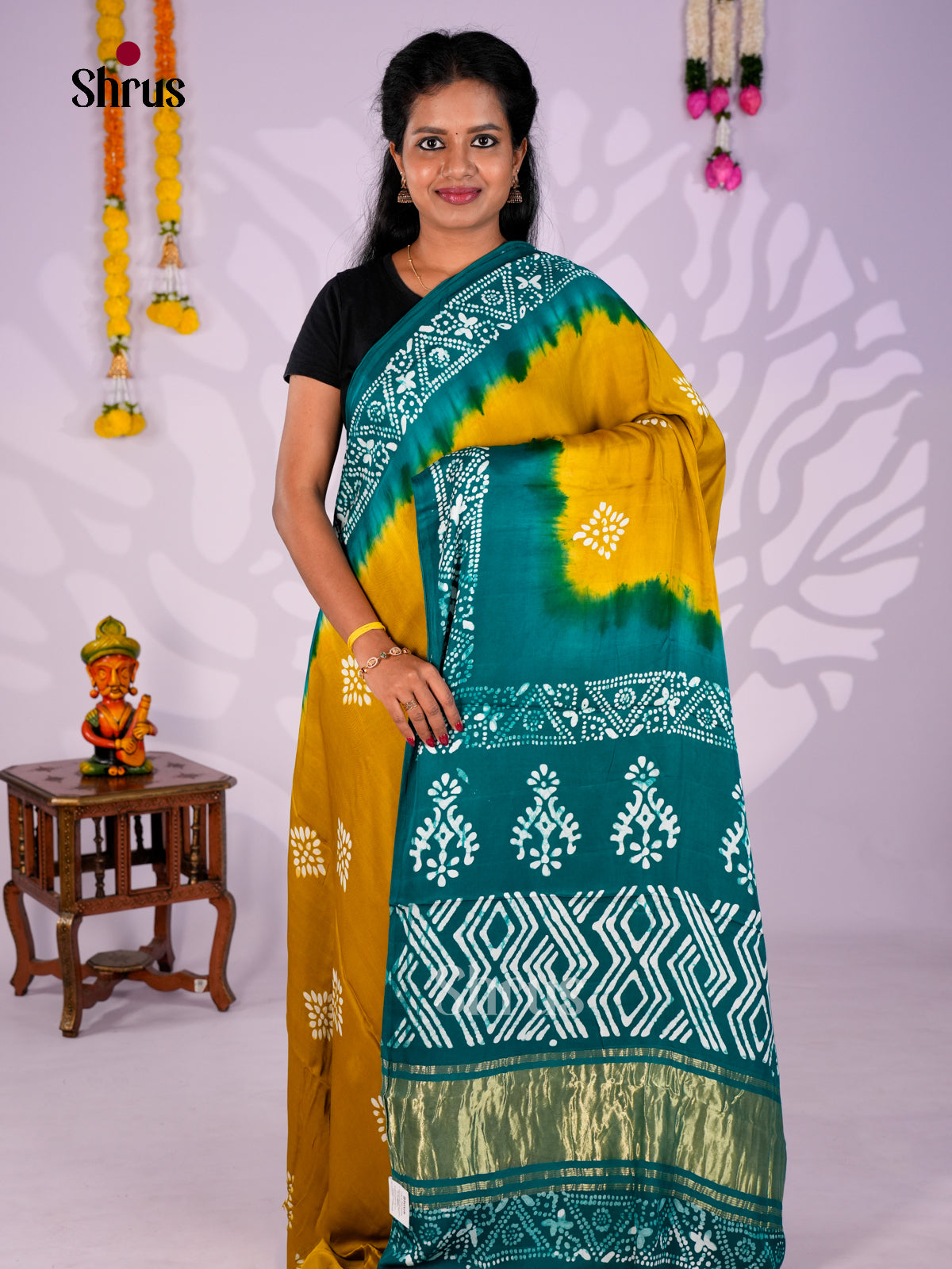 Modal Silk Saree - EBS23089 - Shop on Shrus.com