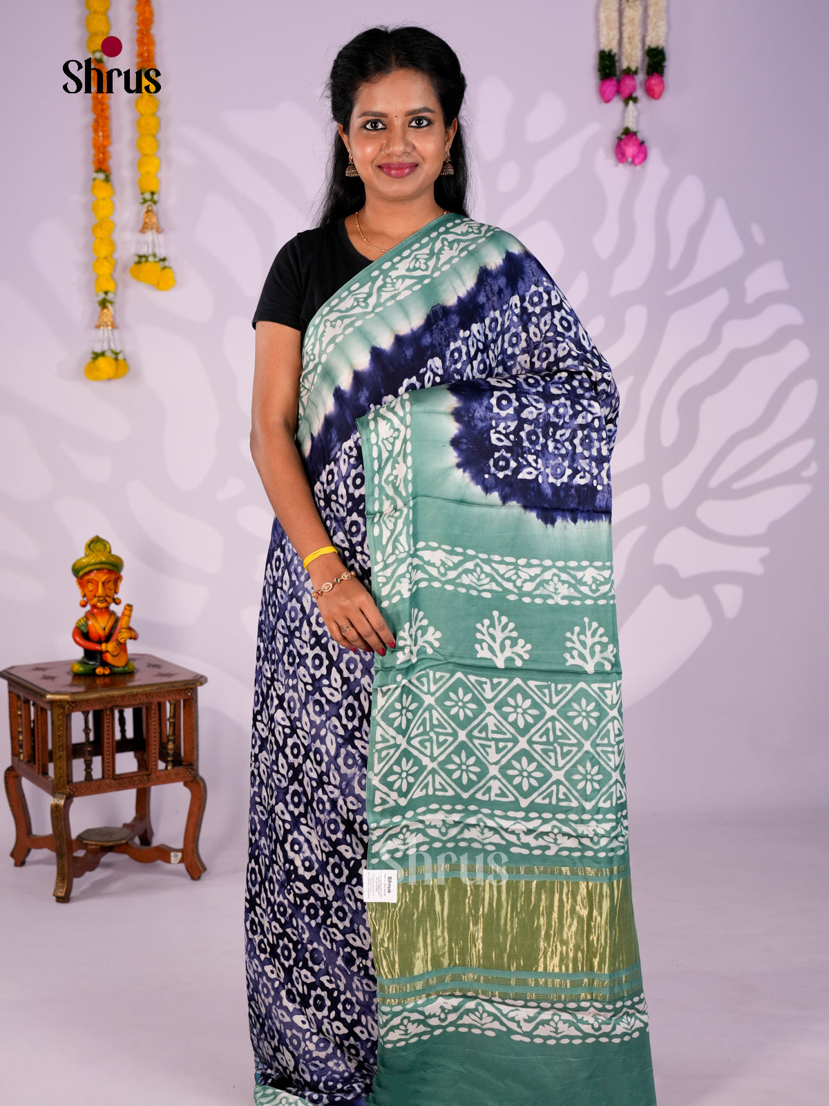 Modal Silk Saree - EBS23092 - Shop on Shrus.com