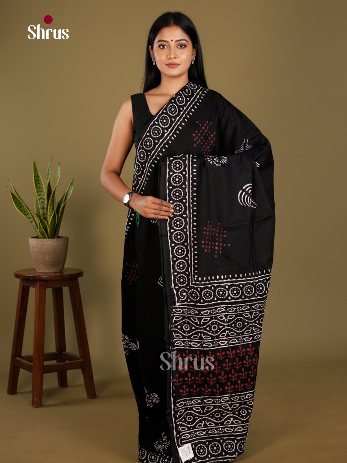 Jaipur cotton Saree - EBS23235 - Shop on Shrus.com