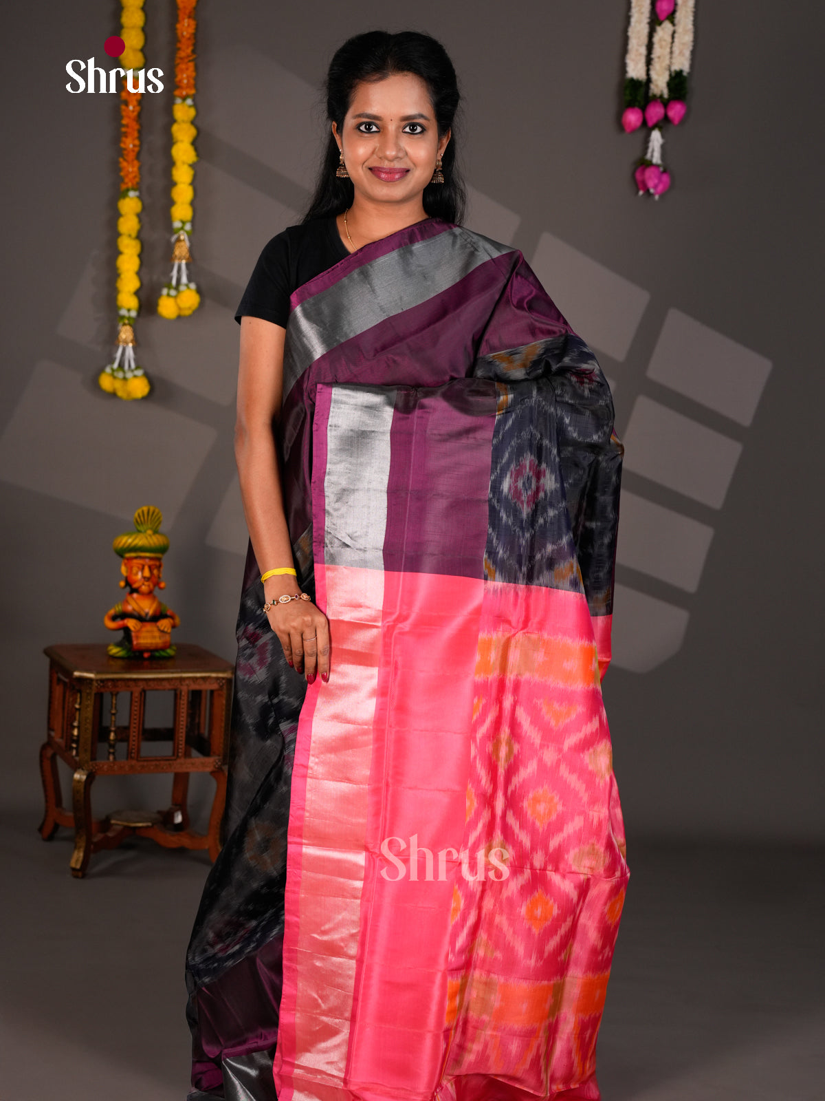 Semi uppada Saree - EBS25024 - Shop on Shrus.com