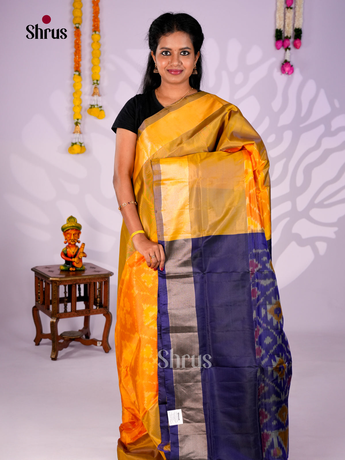 Semi uppada Saree - EBS25025 - Shop on Shrus.com