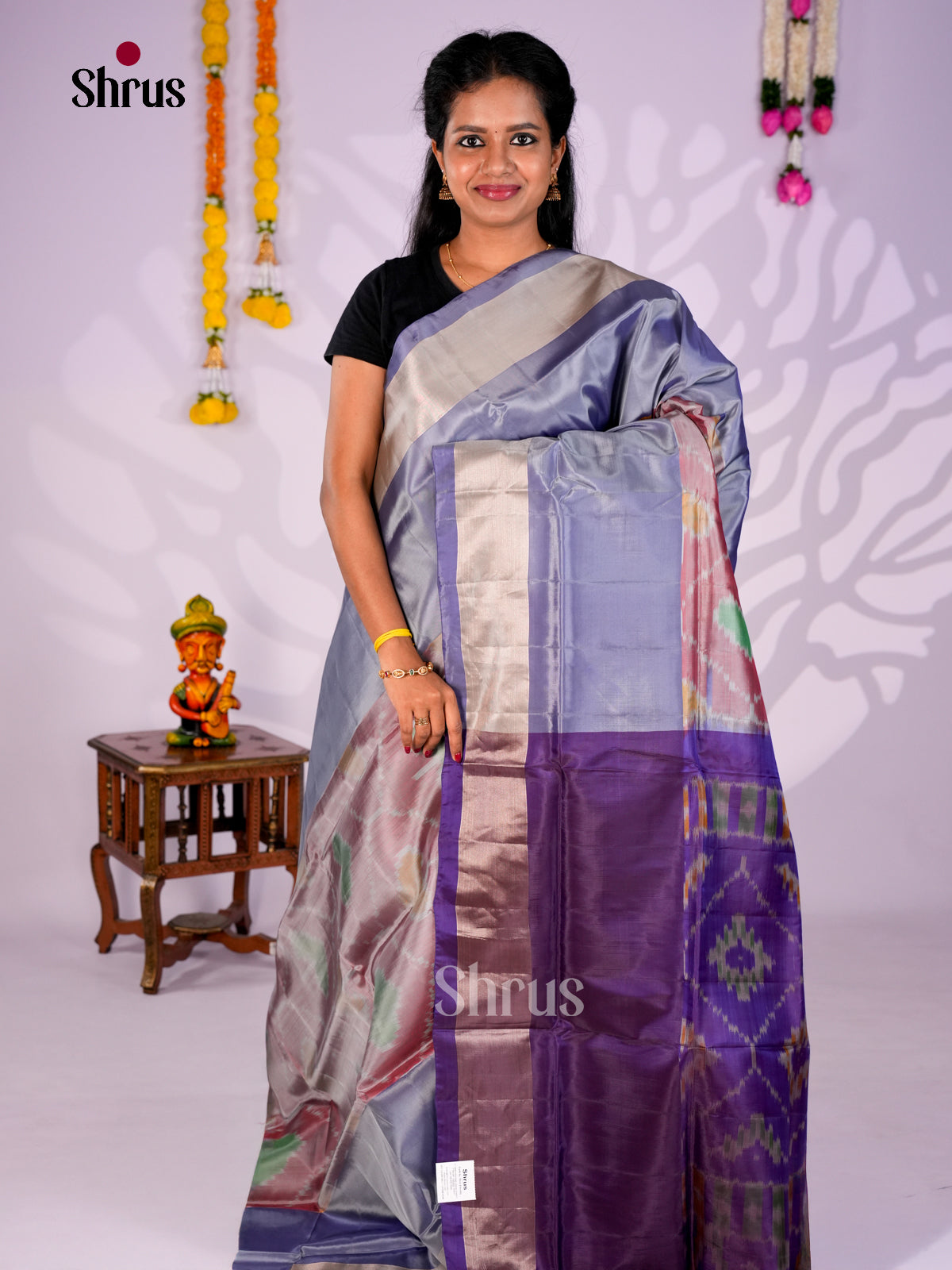 Semi uppada Saree - EBS25030 - Shop on Shrus.com