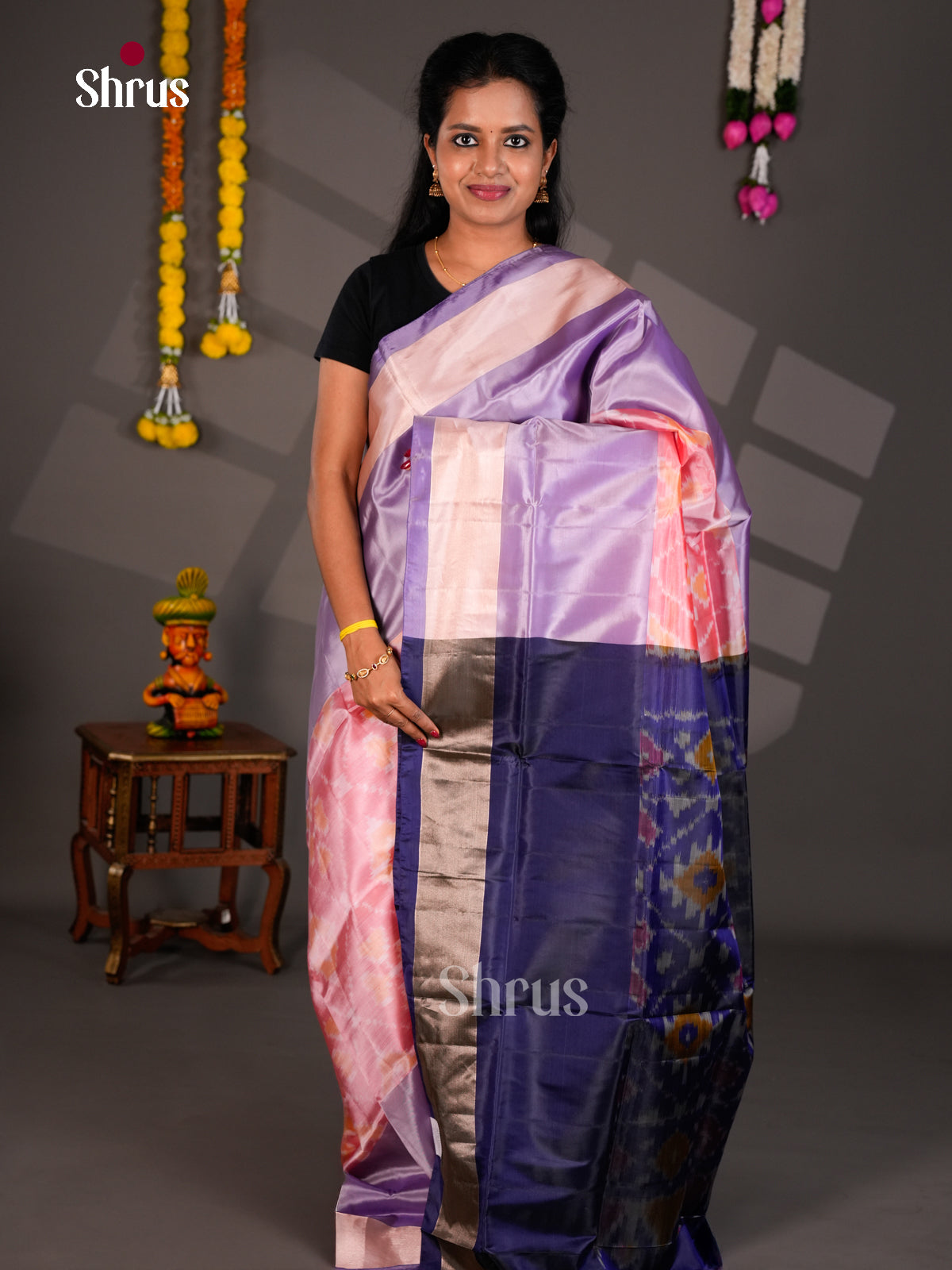 Semi uppada Saree - EBS25032 - Shop on Shrus.com