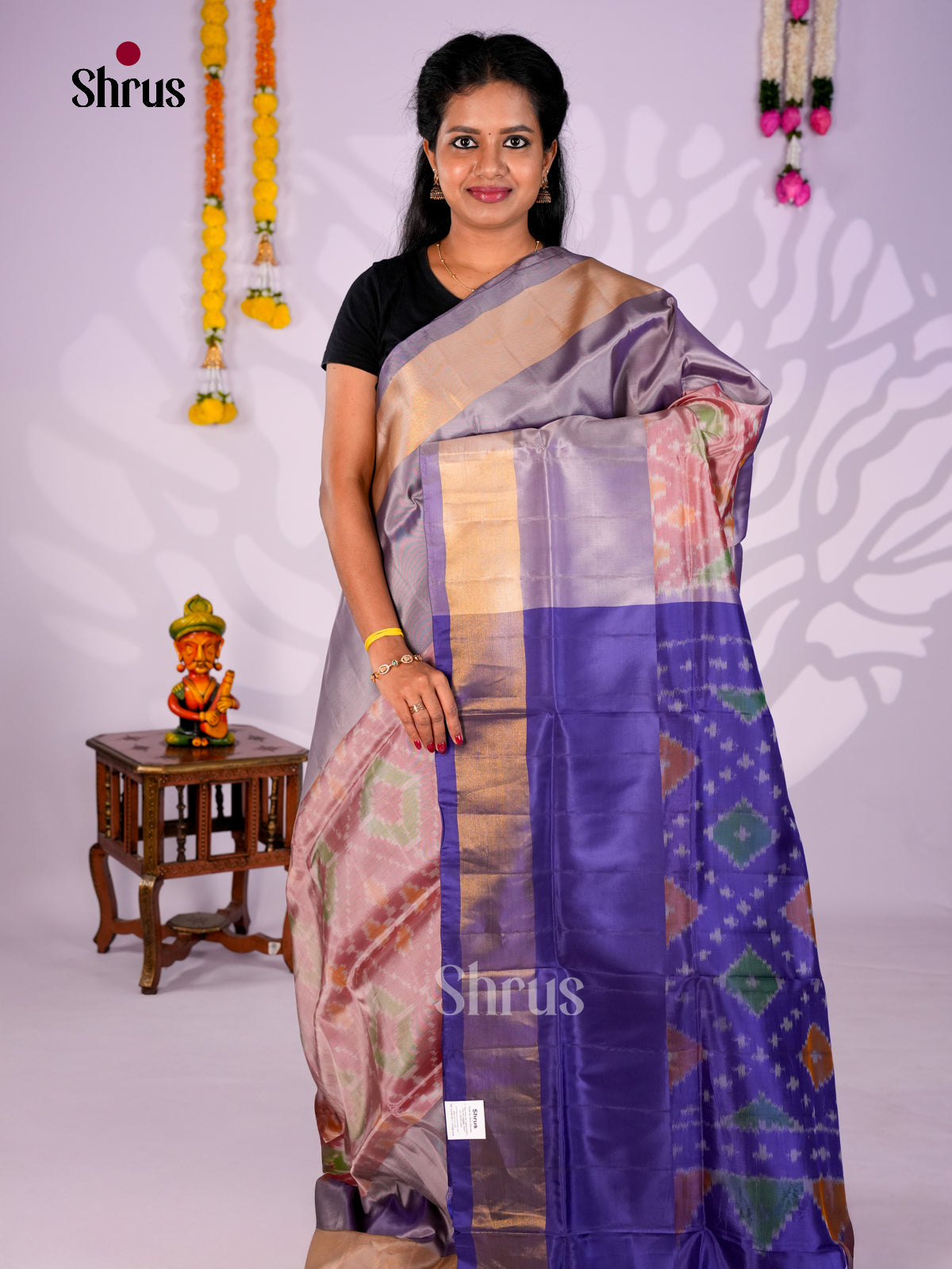 Semi uppada Saree - EBS25033 - Shop on Shrus.com