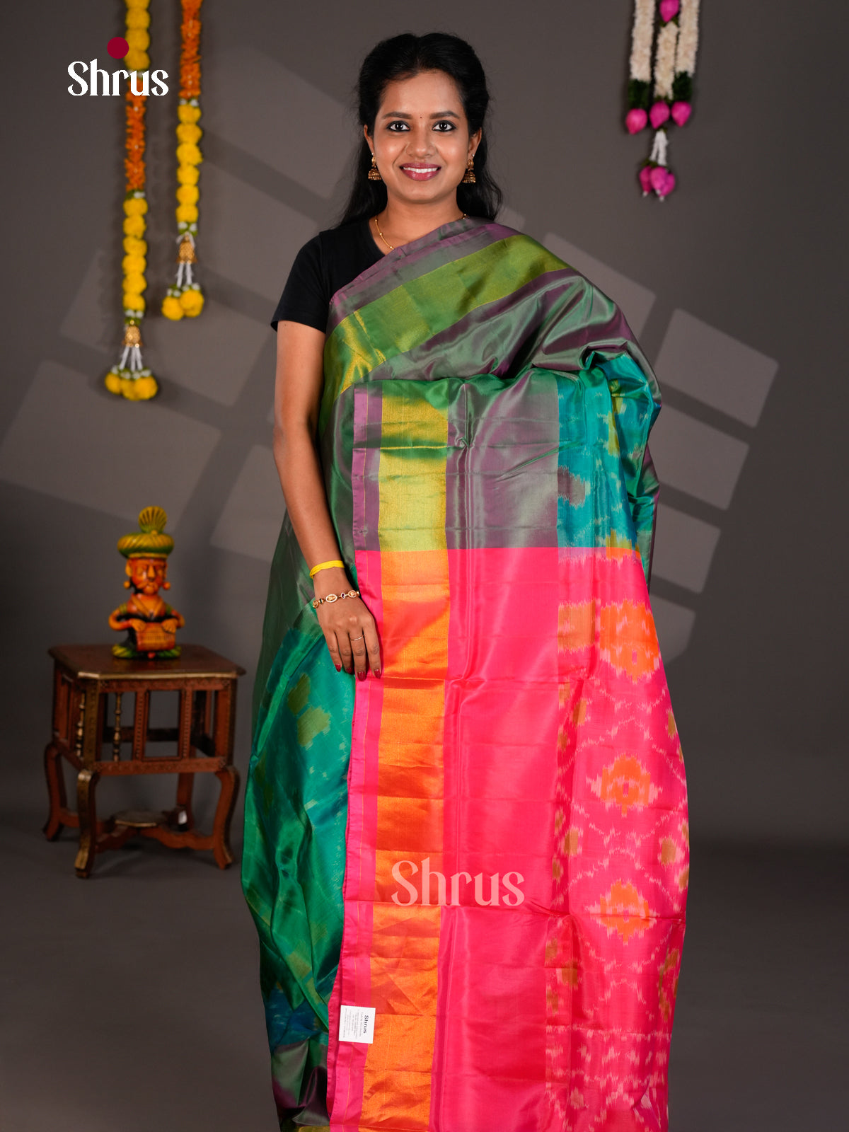 Semi uppada Saree - EBS25045 - Shop on Shrus.com