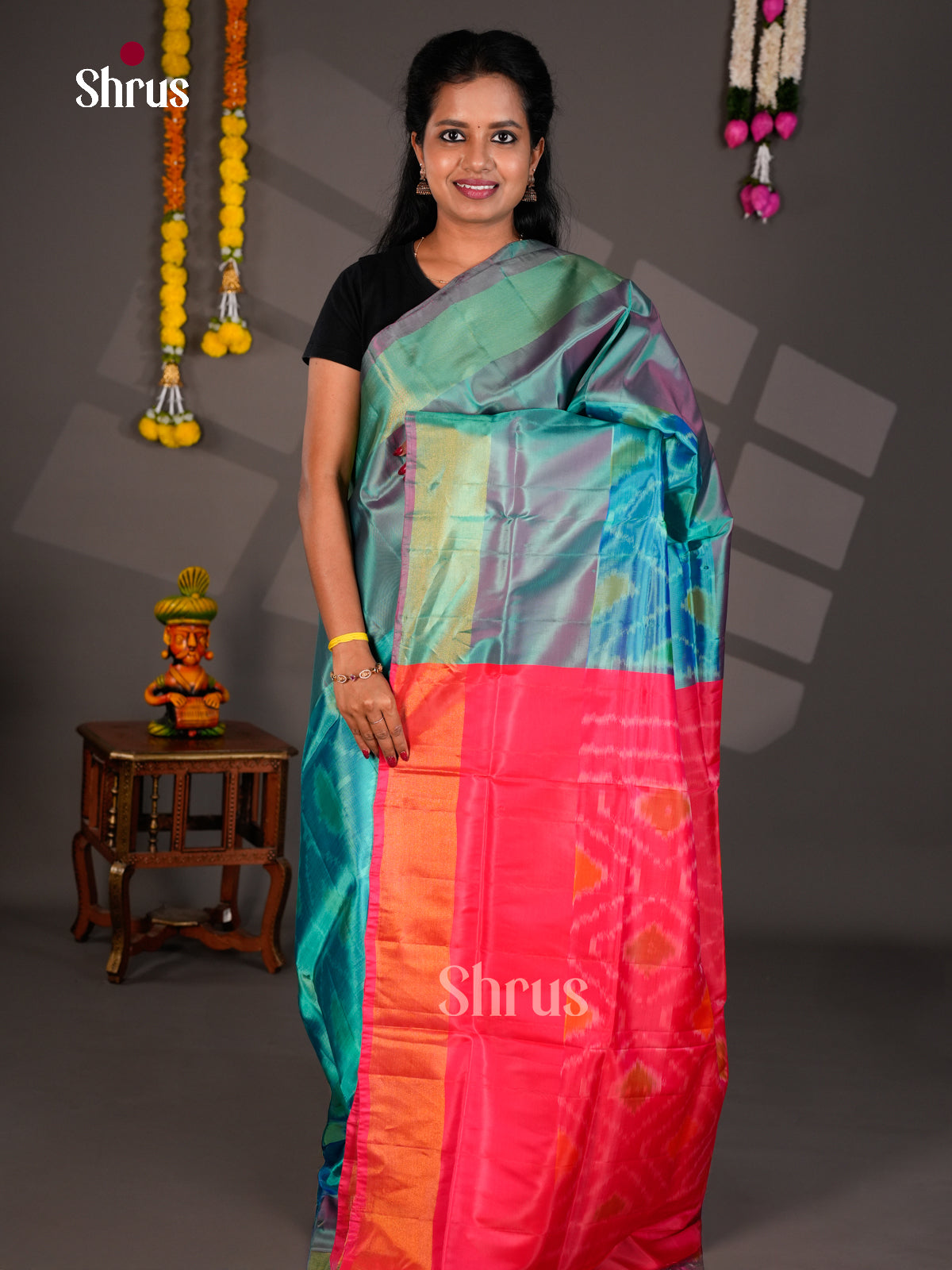 Semi uppada Saree - EBS25047 - Shop on Shrus.com