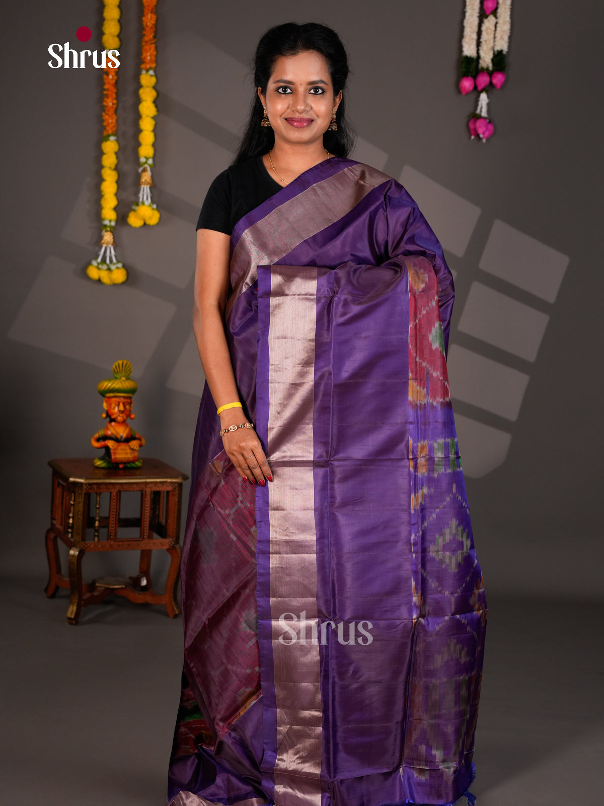 Semi uppada Saree - EBS25049 - Shop on Shrus.com