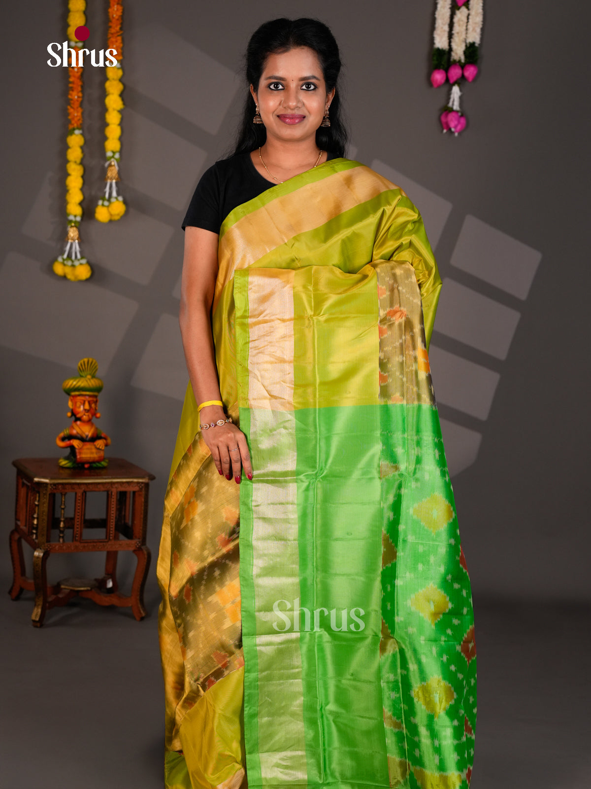 Semi uppada Saree - EBS25051 - Shop on Shrus.com