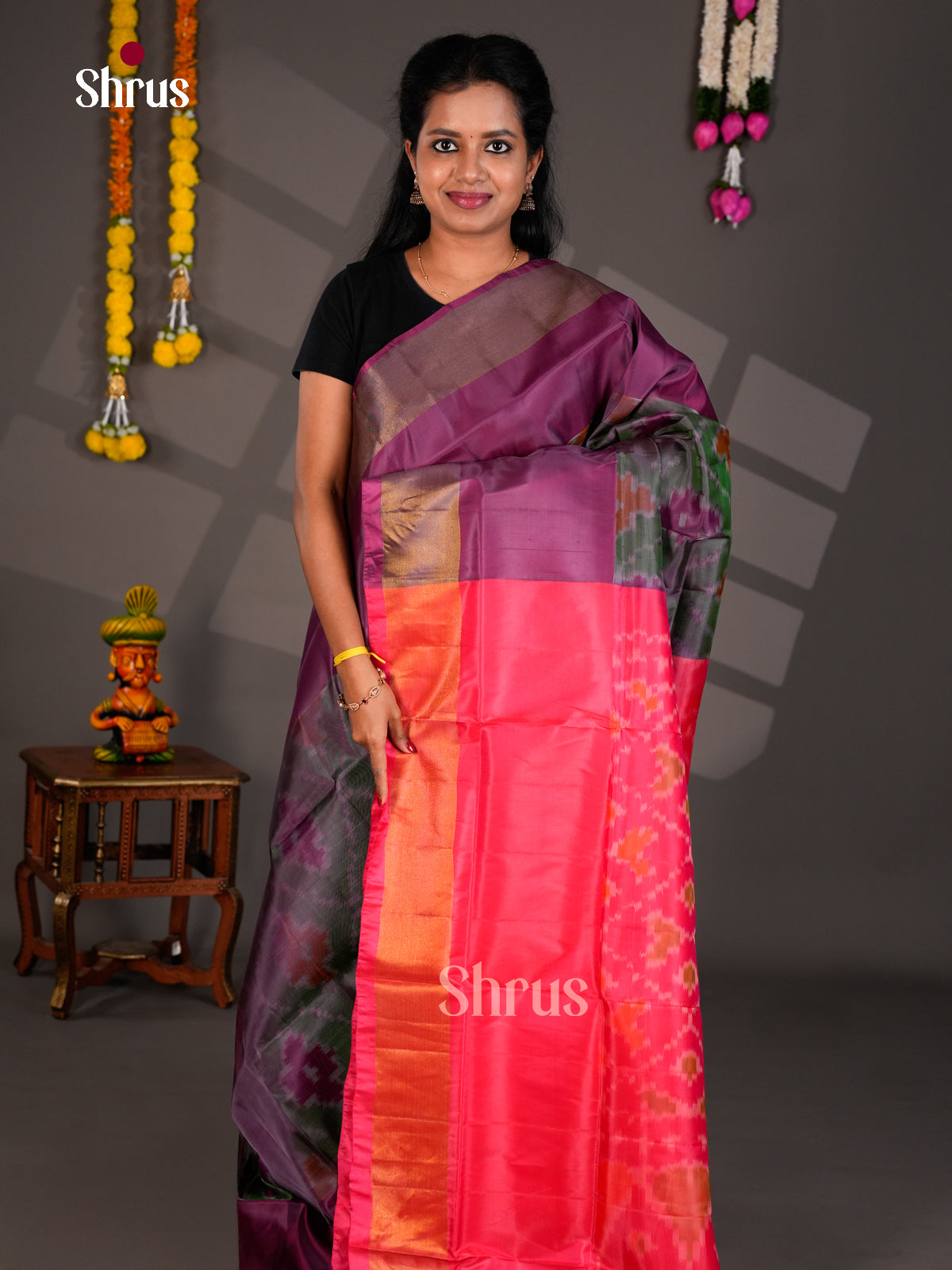 Semi uppada Saree - EBS25055 - Shop on Shrus.com