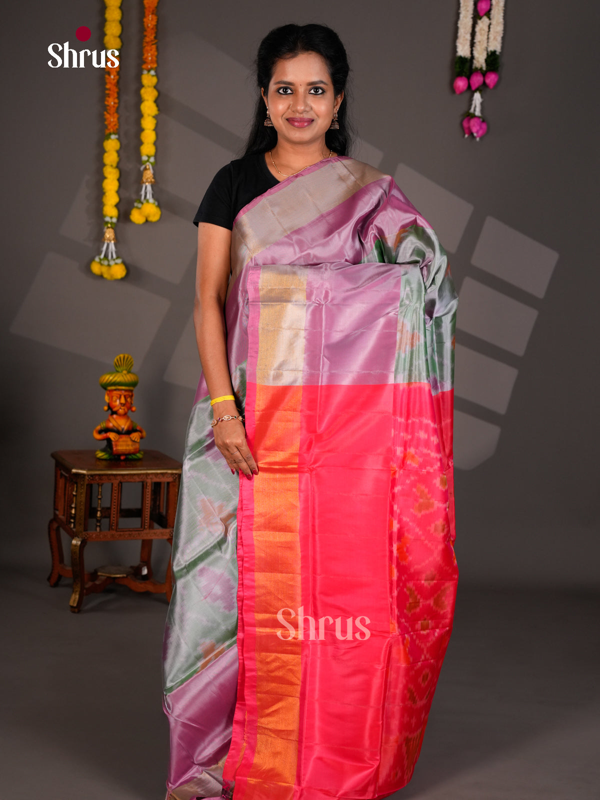 Semi uppada Saree - EBS25057 - Shop on Shrus.com