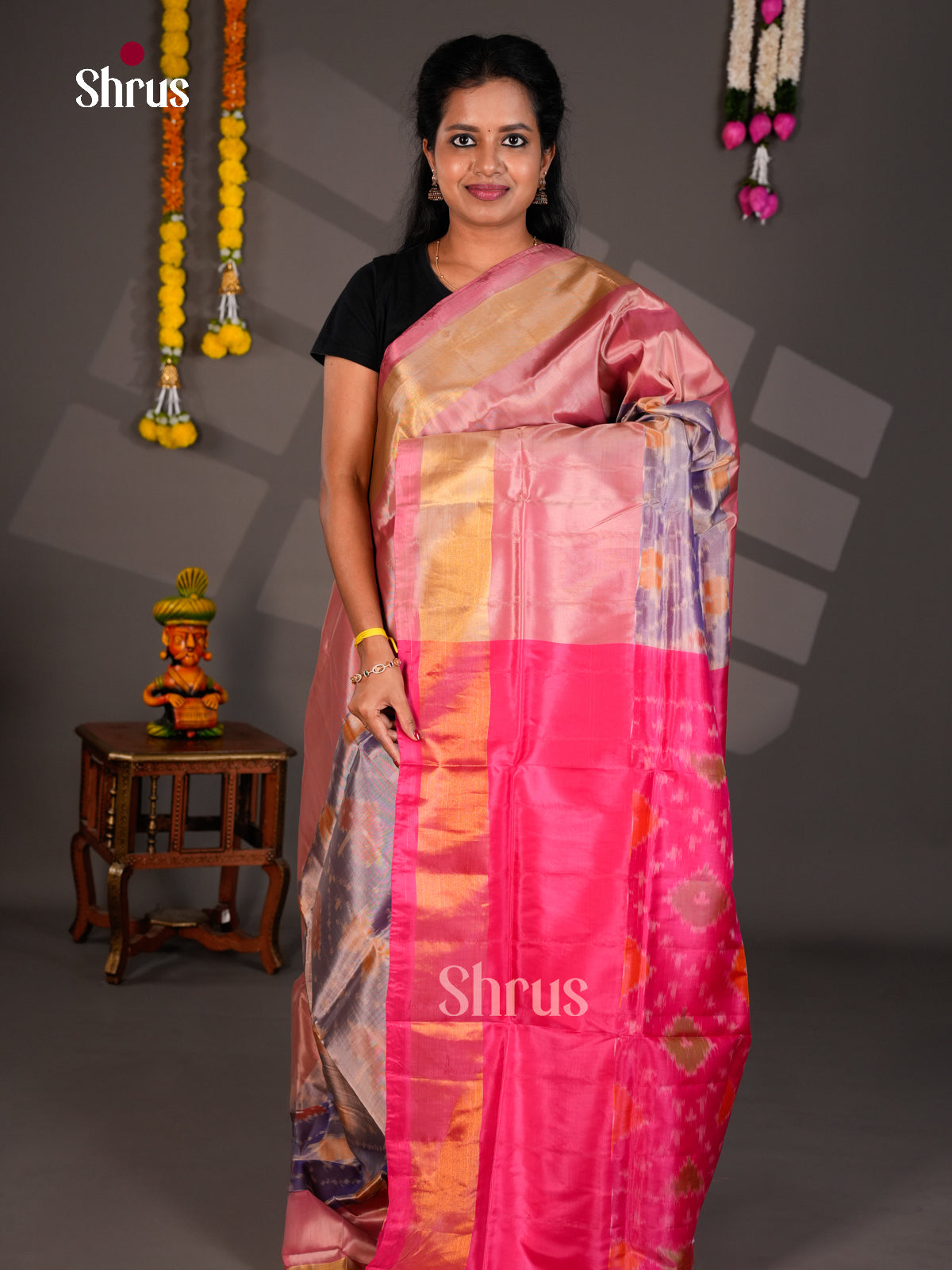 Semi uppada Saree - EBS25060 - Shop on Shrus.com