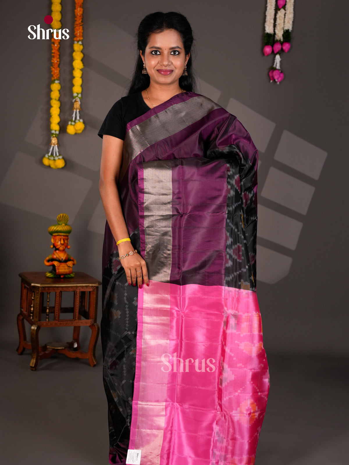 Semi uppada Saree - EBS25067 - Shop on Shrus.com