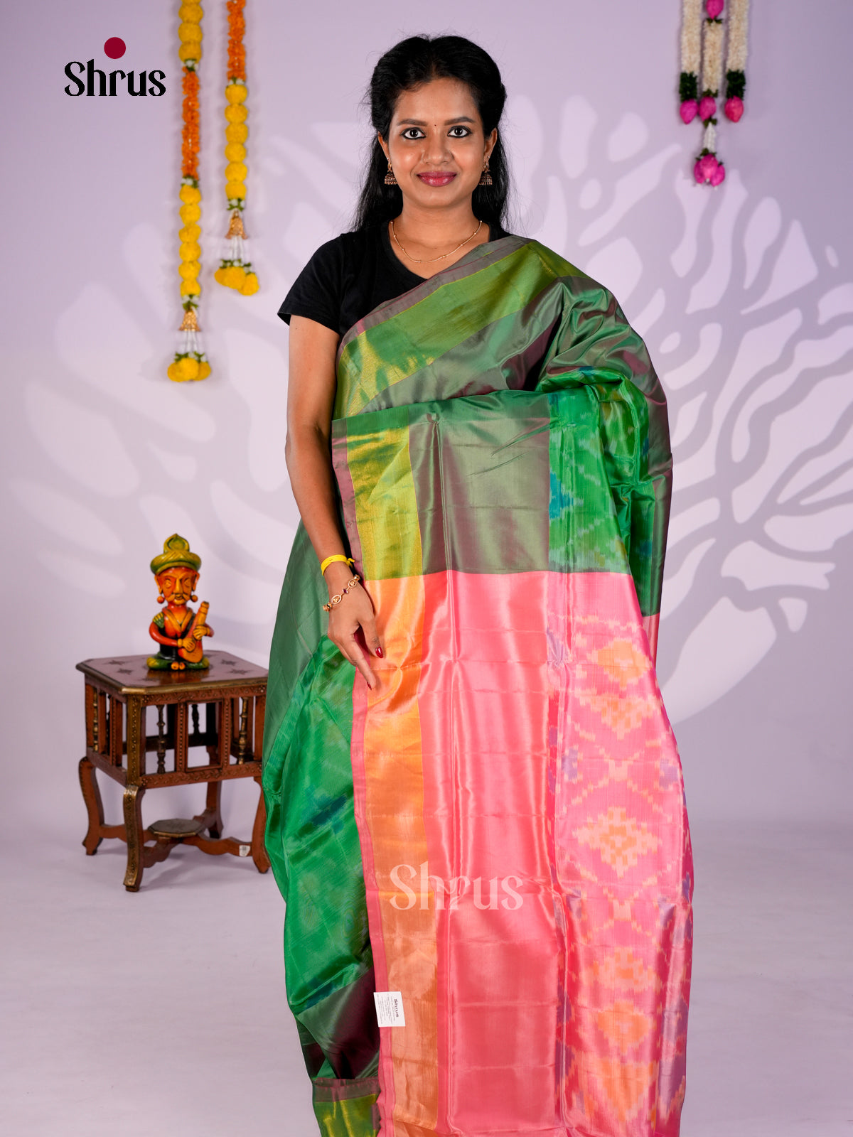 Semi uppada Saree - EBS25076 - Shop on Shrus.com