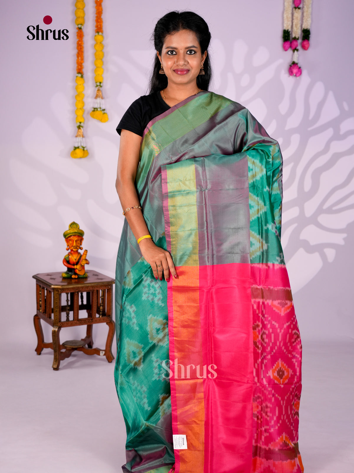 Semi uppada Saree - EBS25079 - Shop on Shrus.com