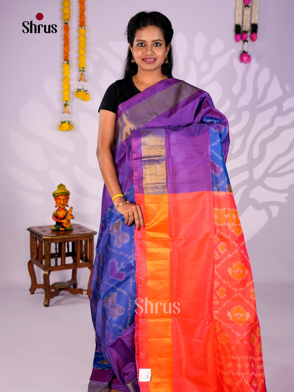 Semi uppada Saree - EBS25093 - Shop on Shrus.com