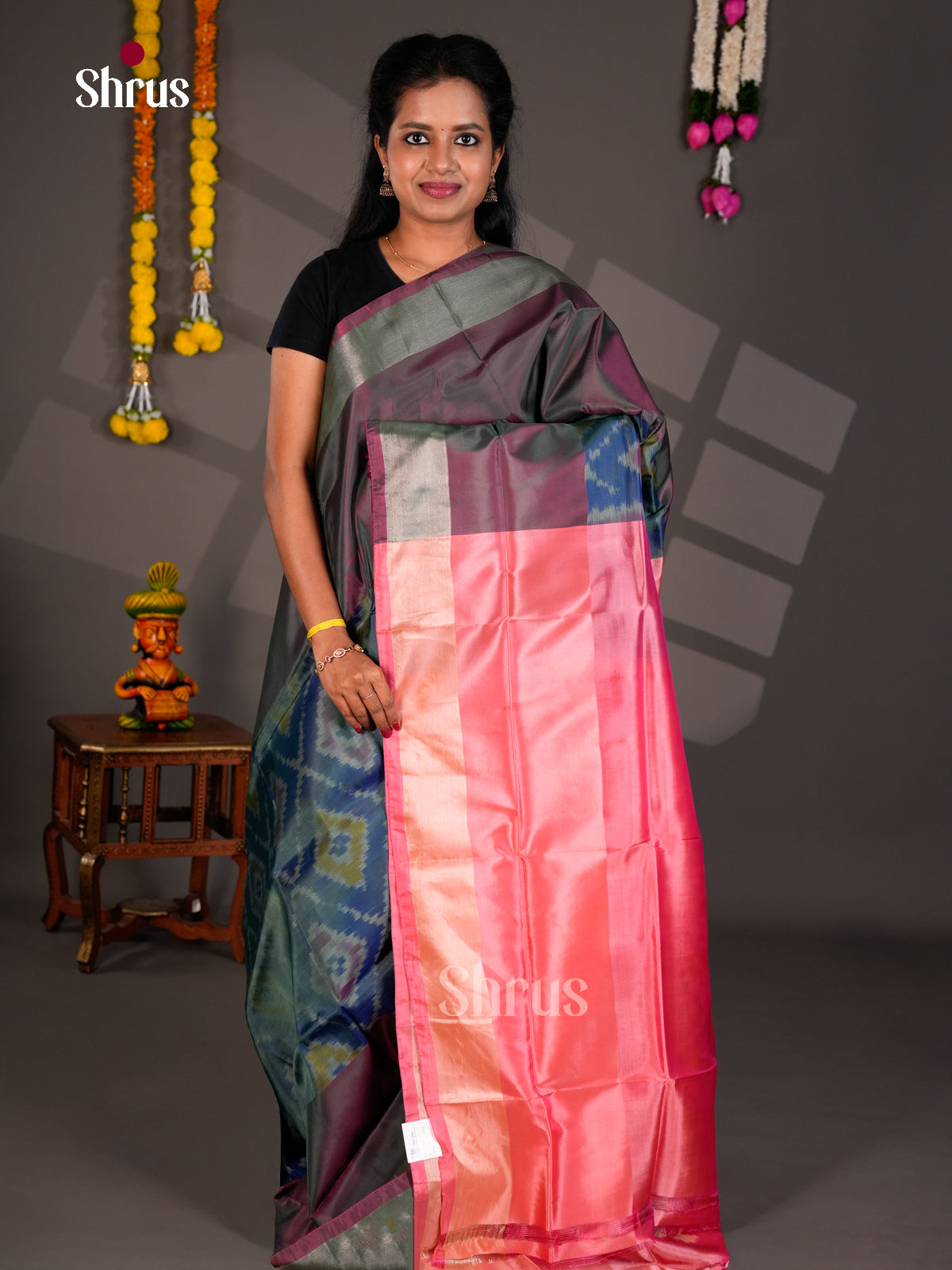 Semi uppada Saree - EBS25202 - Shop on Shrus.com
