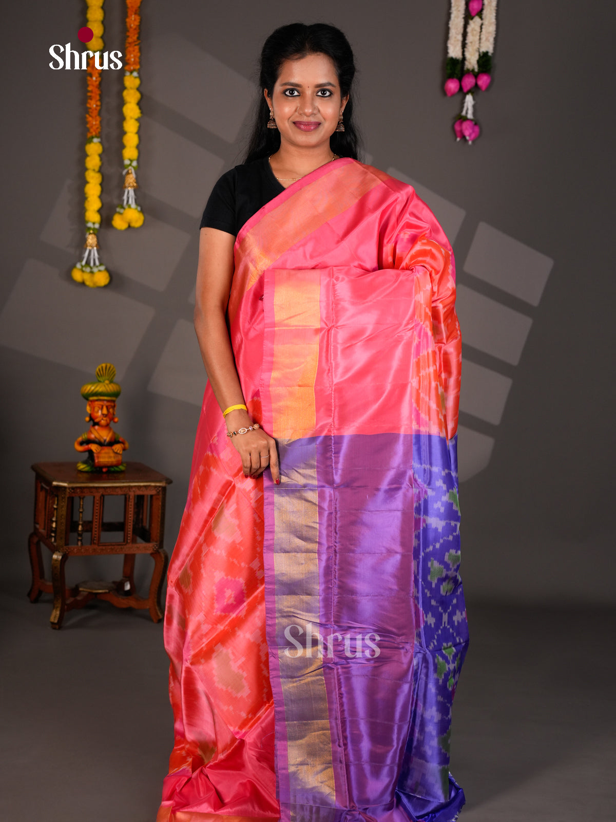 Semi uppada Saree - EBS25208 - Shop on Shrus.com