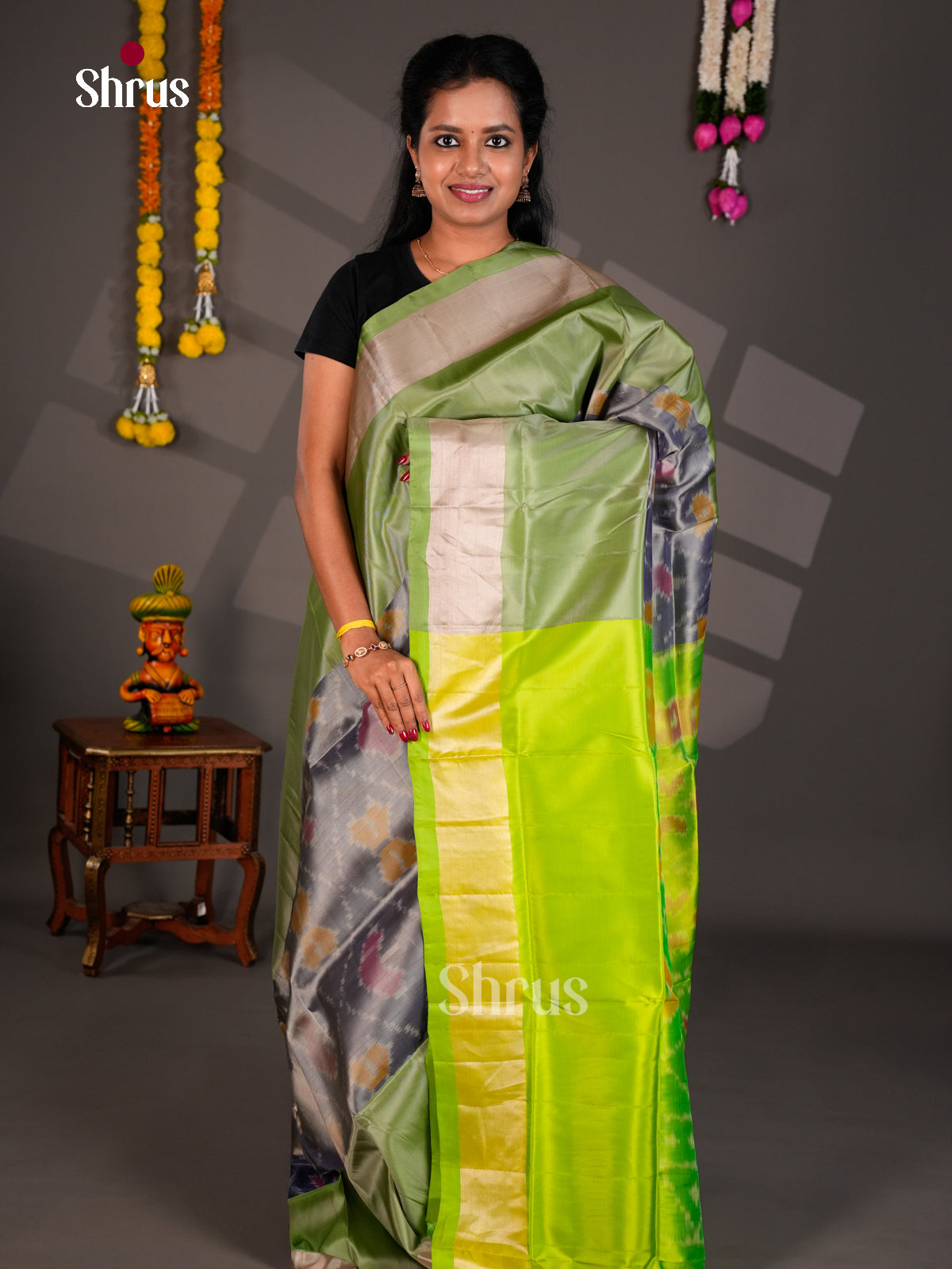 Semi uppada Saree - EBS25211 - Shop on Shrus.com