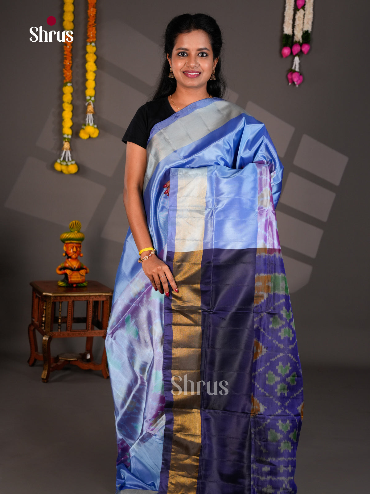 Semi uppada Saree - EBS25221 - Shop on Shrus.com
