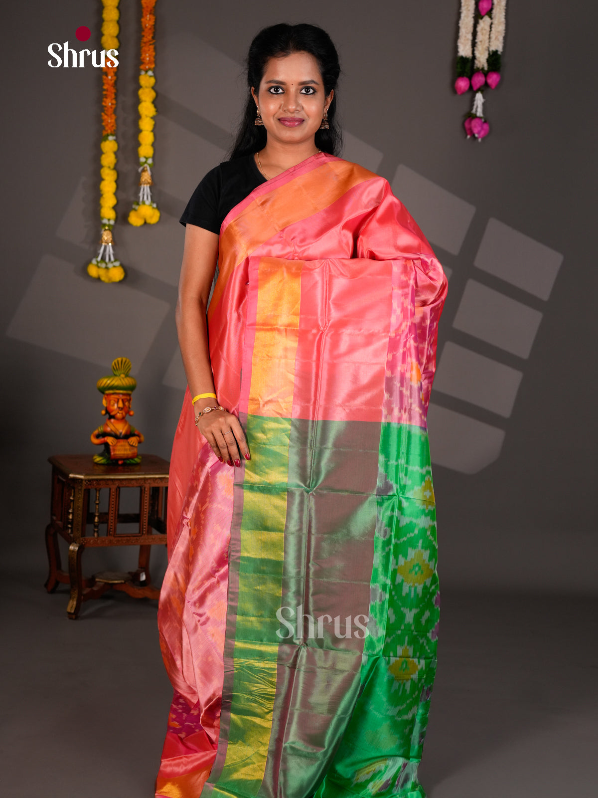 Semi uppada Saree - EBS25223 - Shop on Shrus.com