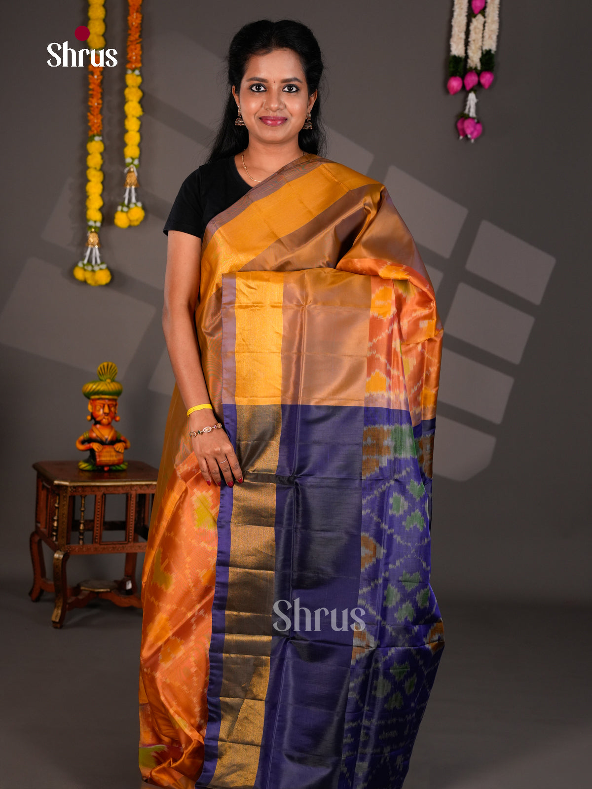 Semi uppada Saree - EBS25225 - Shop on Shrus.com