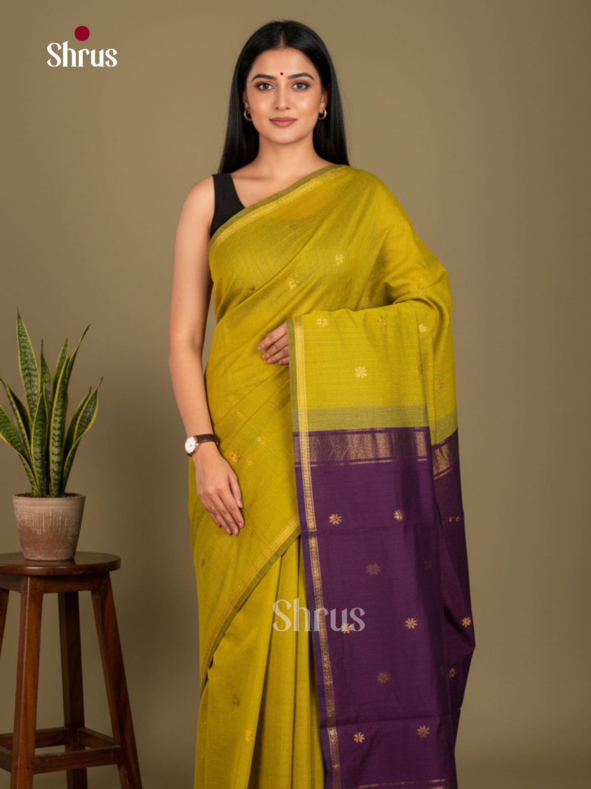 EBS26084 - Semi Maheshwari Saree - Shop on Shrus.com